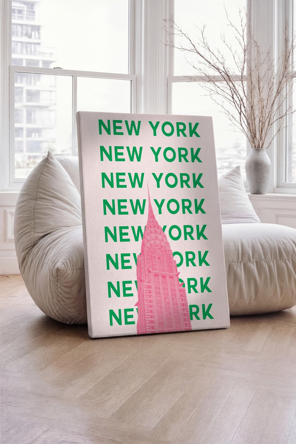 Farklı Tonlarda NEW YORK Şehirler ve Ülkeler Kanvas Tablo