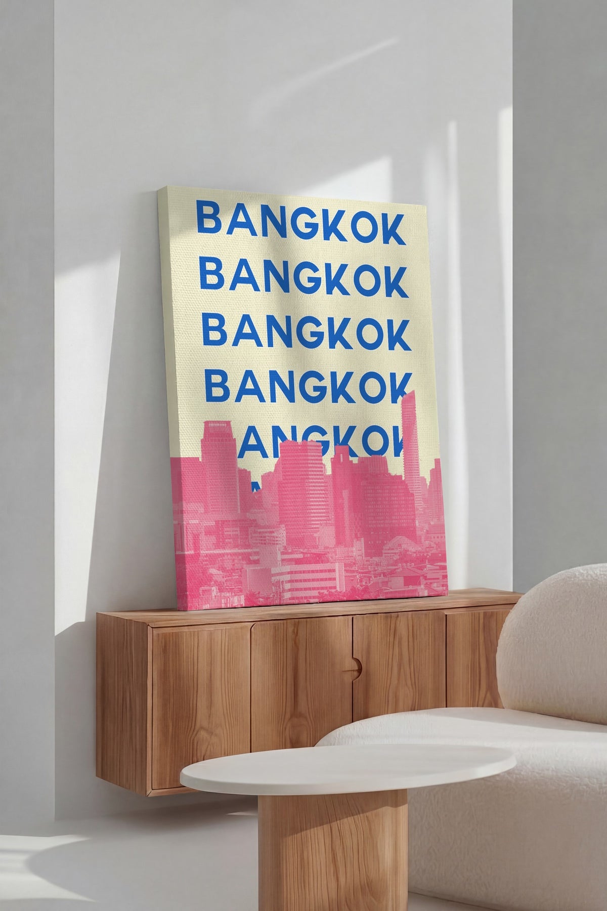 BANGKOK Şehirler ve Ülkeler Kanvas Tablo