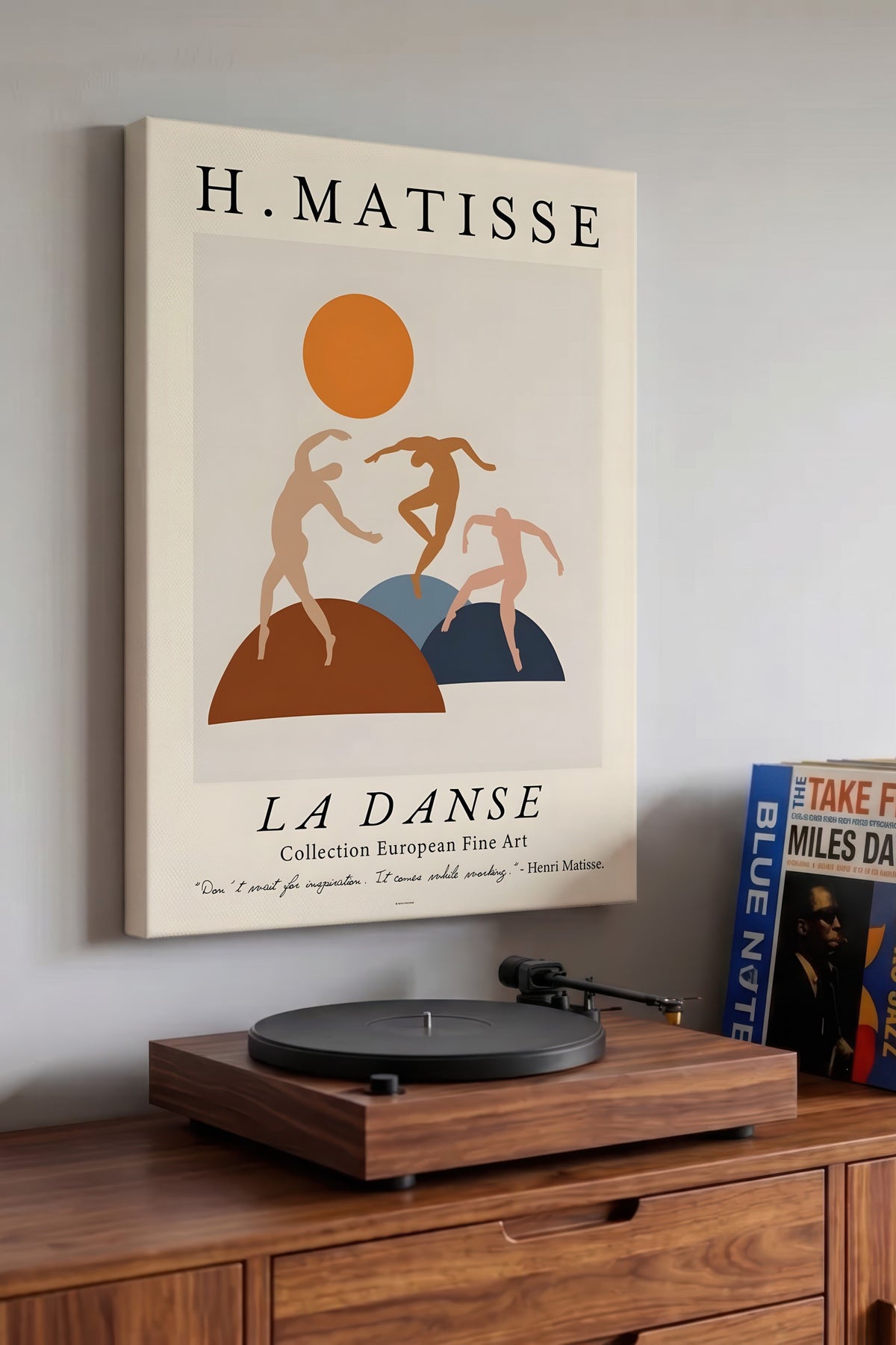 La Danse İllüstrasyon Kanvas Tablo