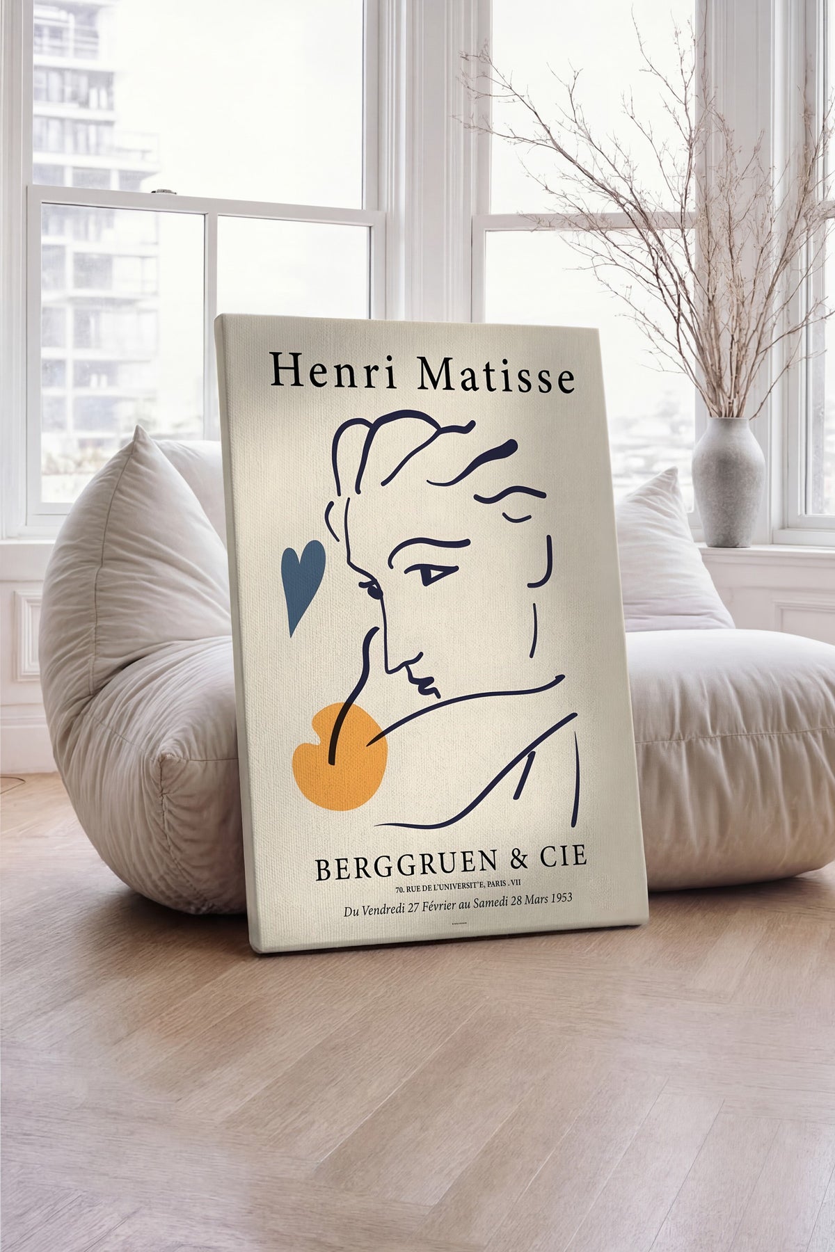 Henri Matisse İllüstrasyon Kanvas Tablo
