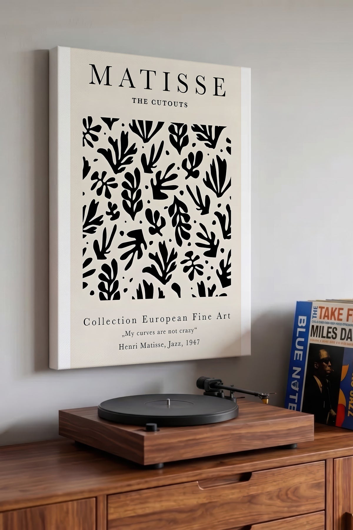 Matisse The Cutouts İllüstrasyon Kanvas Tablo