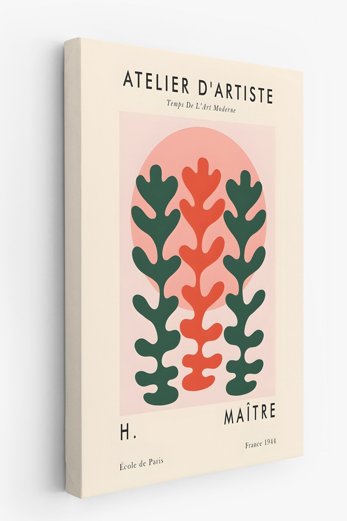 ATELIER D'ARTISTE İllüstrasyon Kanvas Tablo — NO:105414