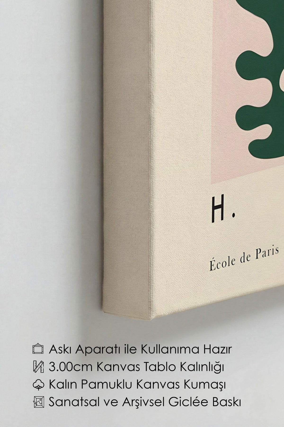 ATELIER D'ARTISTE İllüstrasyon Kanvas Tablo — NO:105414