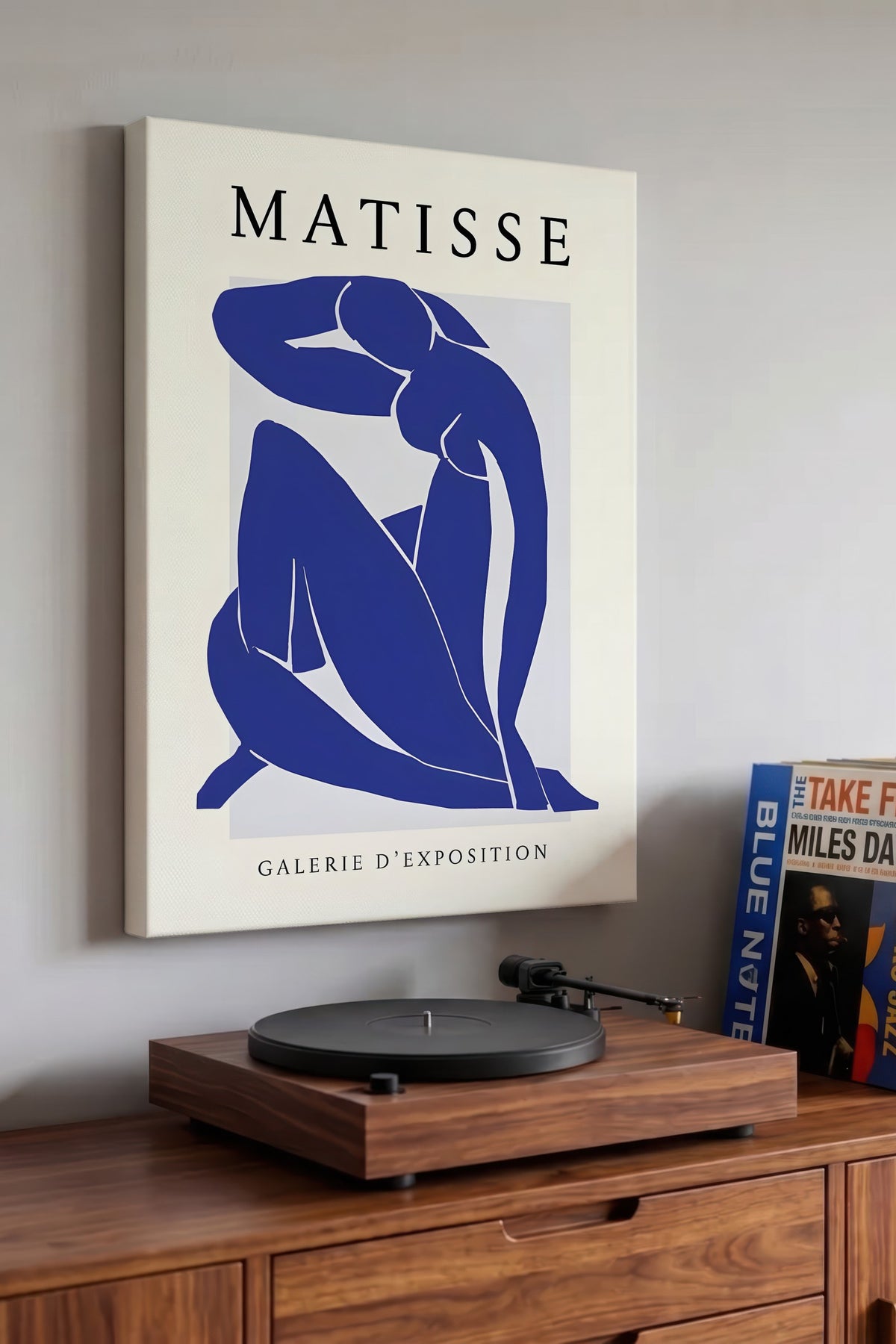Farklı Tonlarda MATISSE İllüstrasyon Kanvas Tablo — NO:105436