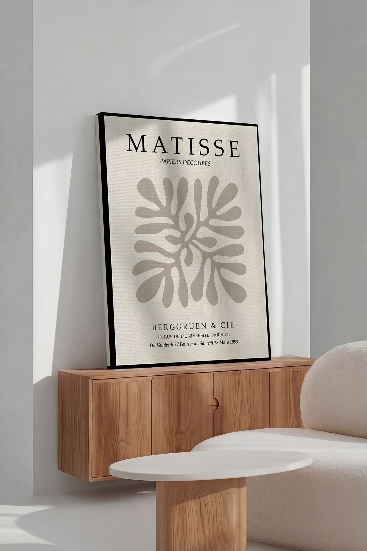 İllüstrasyon Çizim - Henri Matisse Pastel Kanvas Tablo — NO:105438