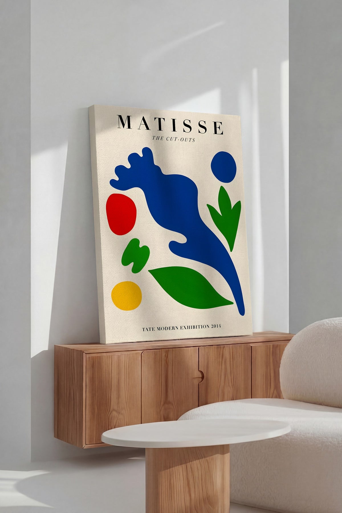 Farklı Tonlarda Matisse The Cut-Outs İllüstrasyon Kanvas Tablo — NO:105448