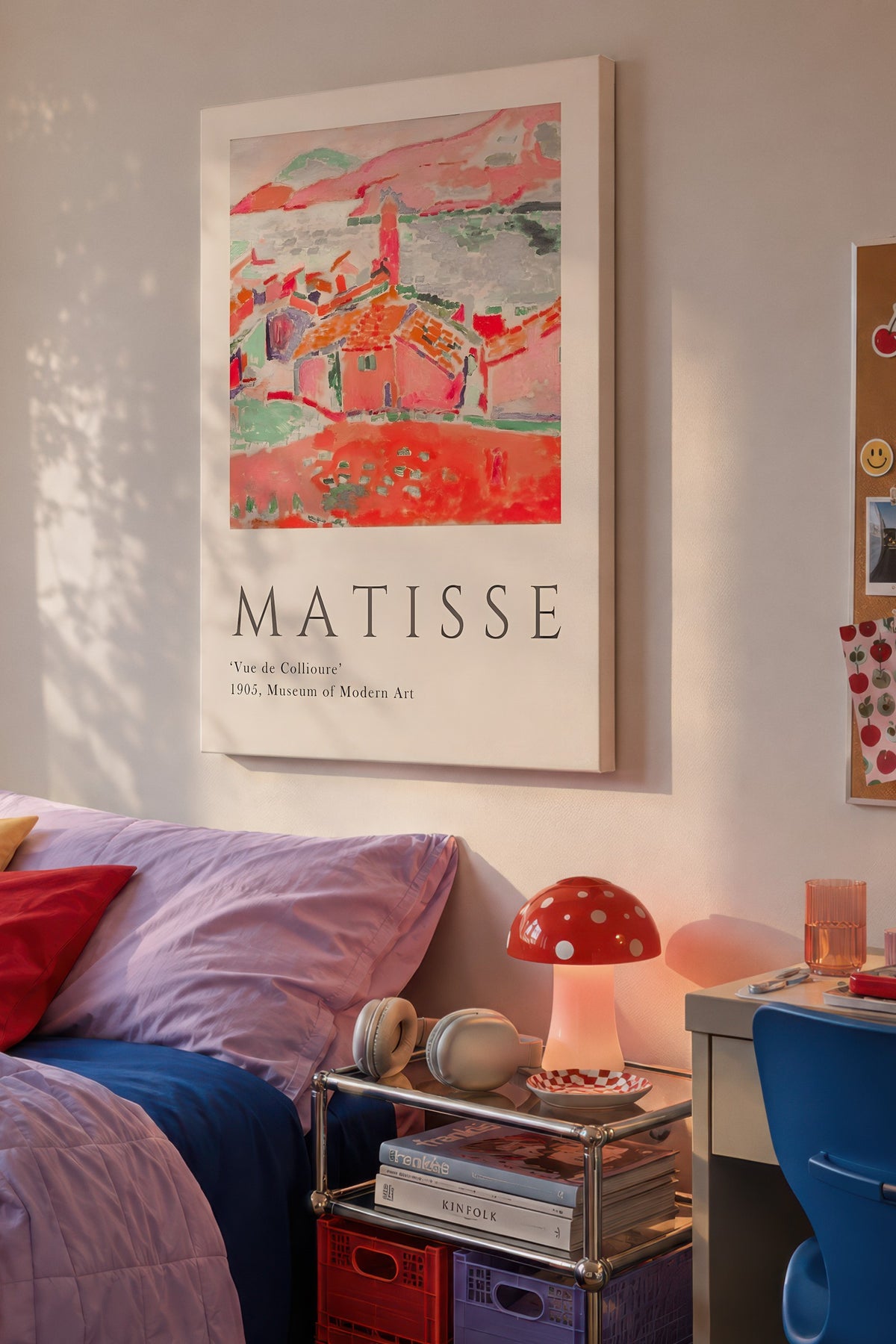 İllüstrasyon Çizim - Henri Matisse Pastel Kanvas Tablo