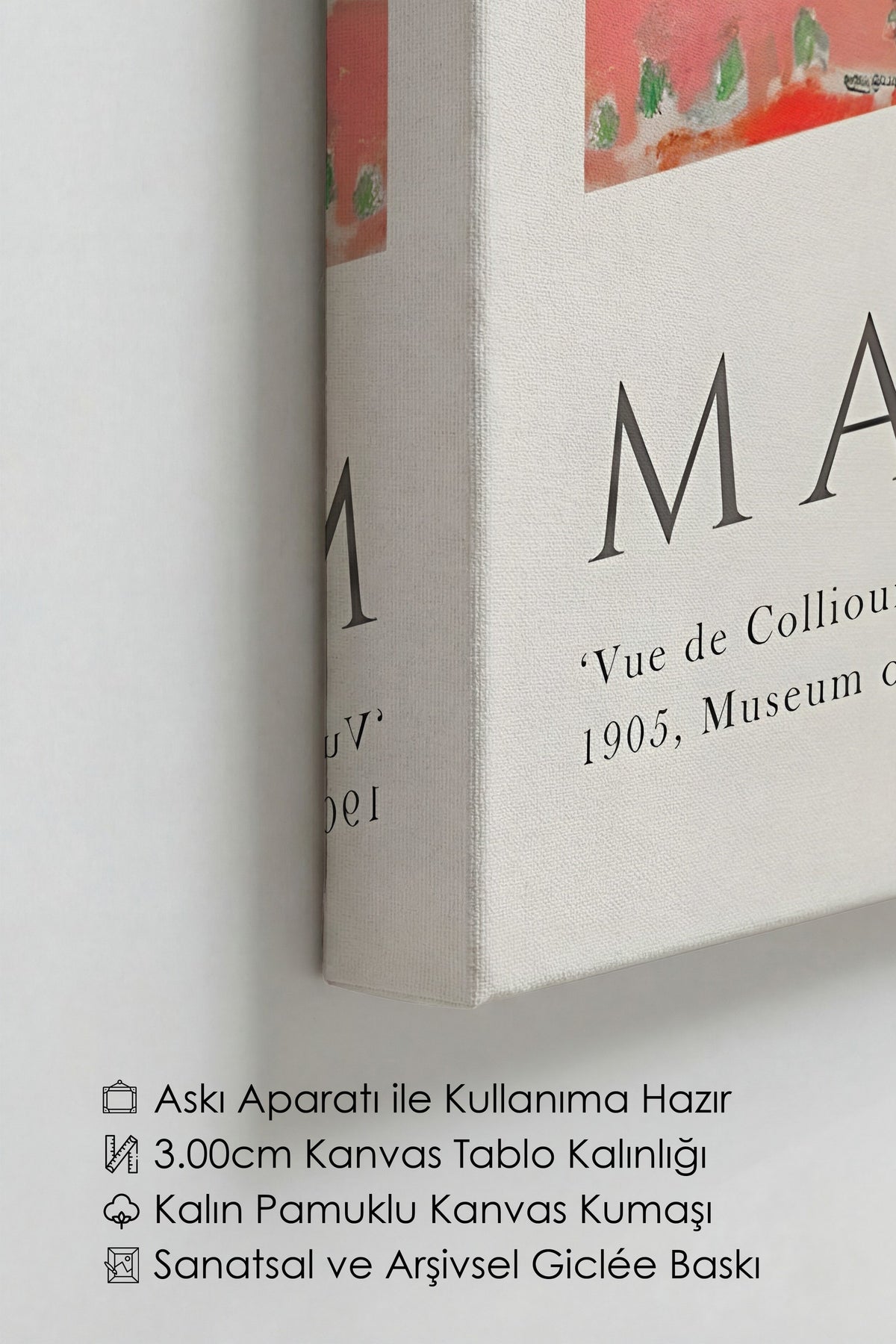 İllüstrasyon Çizim - Henri Matisse Pastel Kanvas Tablo