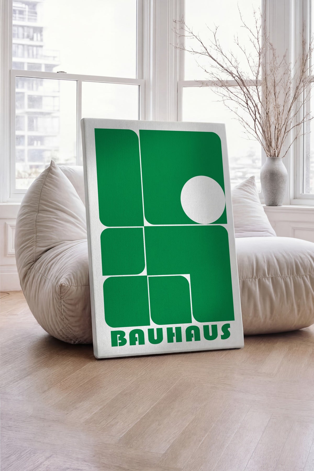 Farklı Tonlarda BAUHAUS Kanvas Tablo — NO:105461