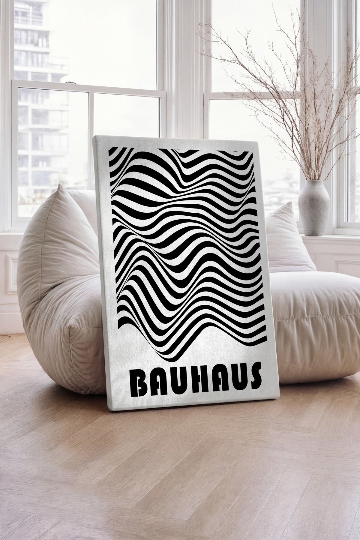 Farklı Tonlarda BAUHAUS Kanvas Tablo — NO:105463