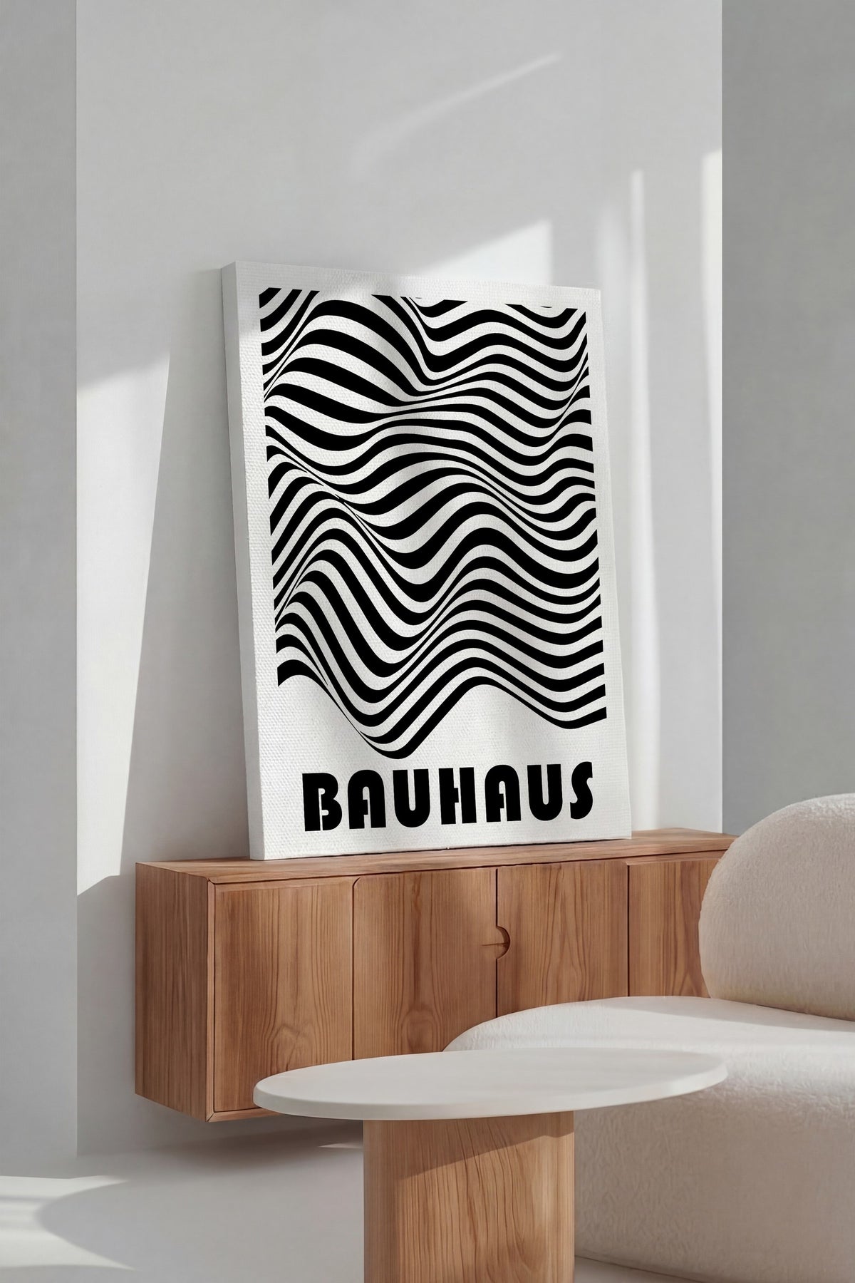 Farklı Tonlarda BAUHAUS Kanvas Tablo — NO:105463