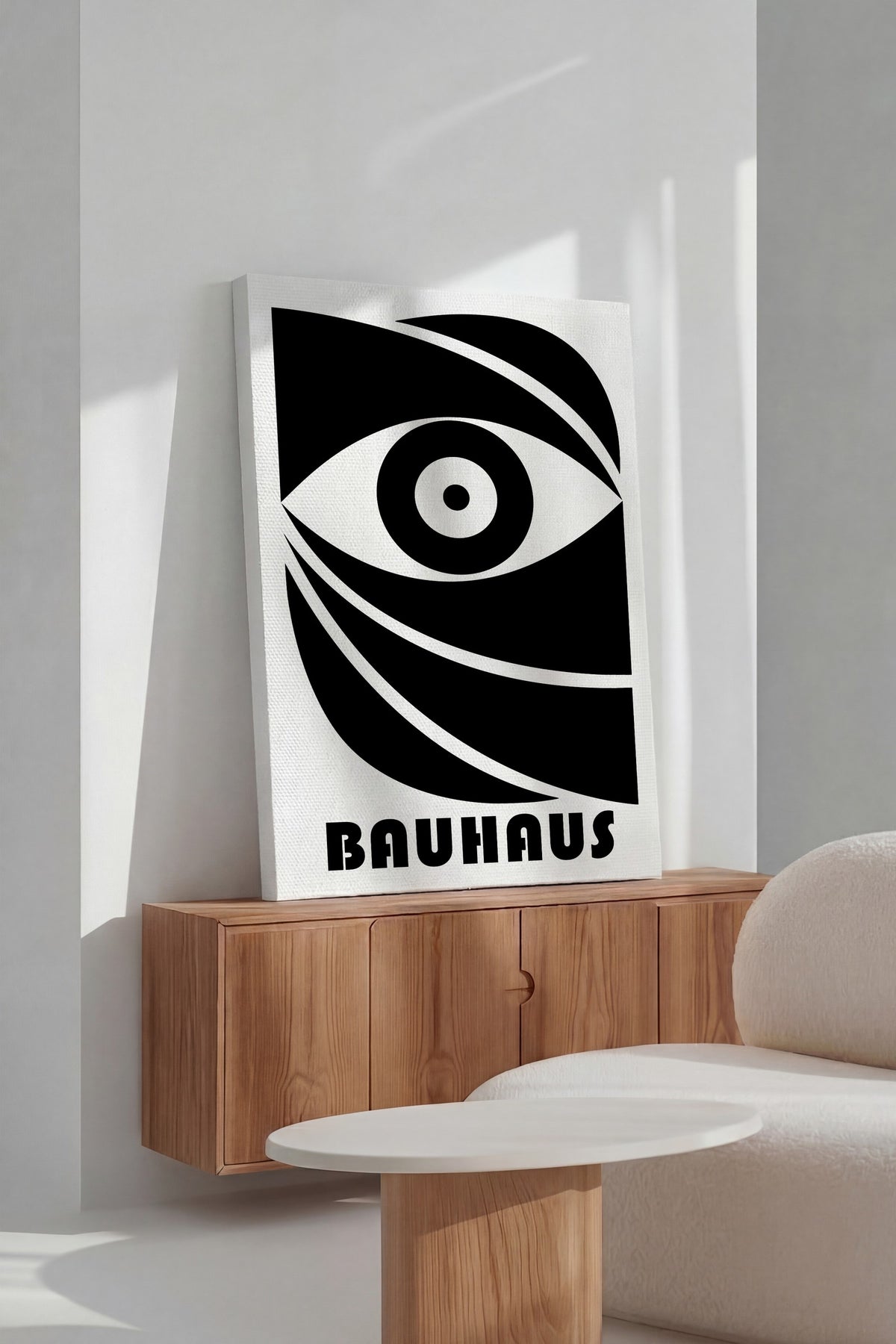Farklı Tonlarda BAUHAUS Kanvas Tablo — NO:105469