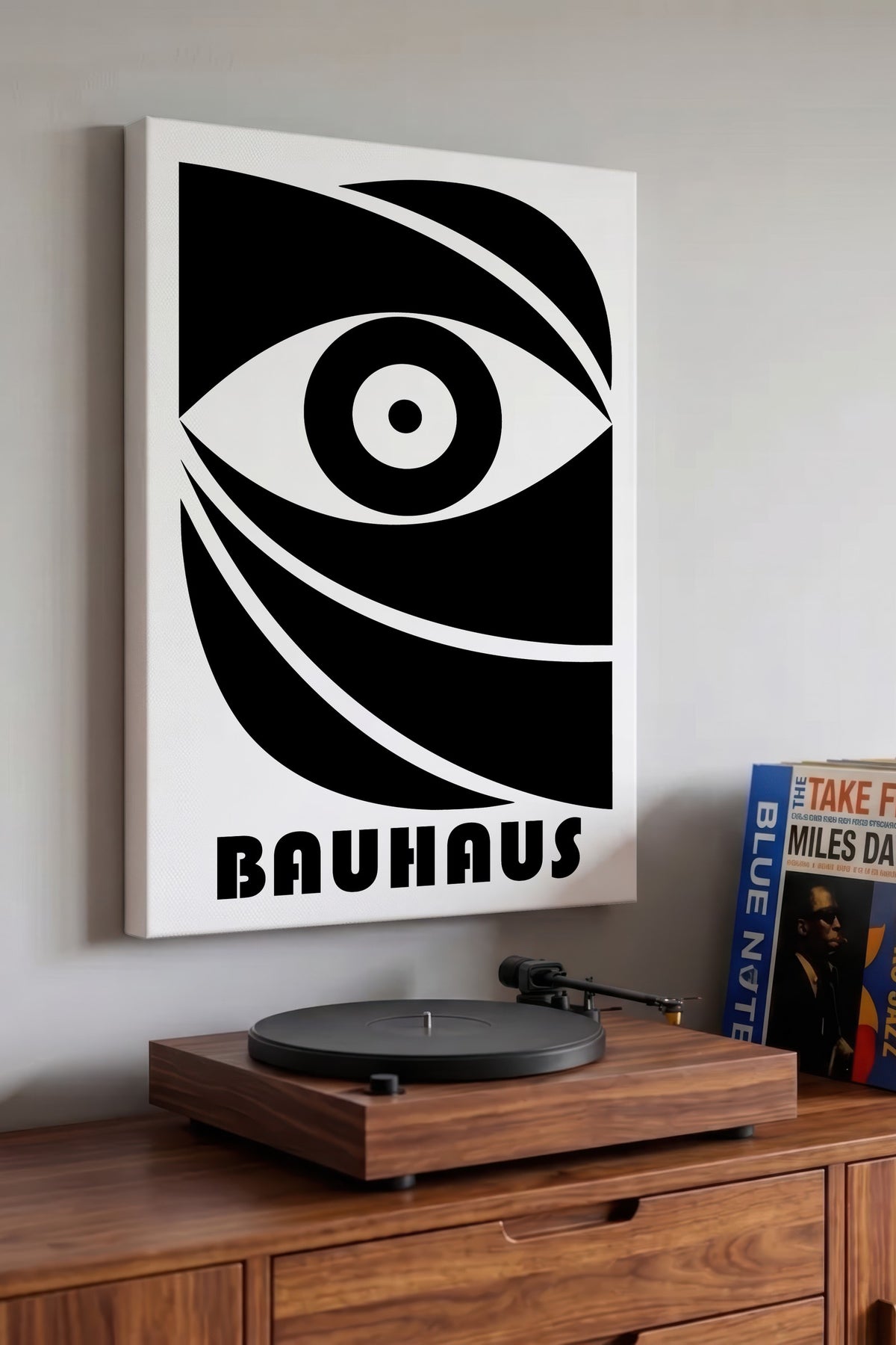 Farklı Tonlarda BAUHAUS Kanvas Tablo — NO:105469