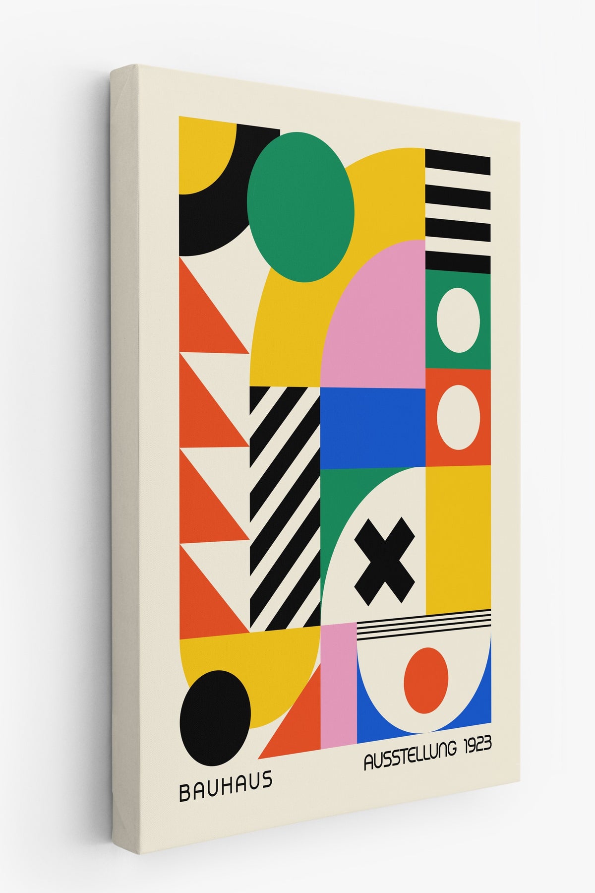 Renkli Duvar Bauhaus Kanvas Tablo — NO:105474