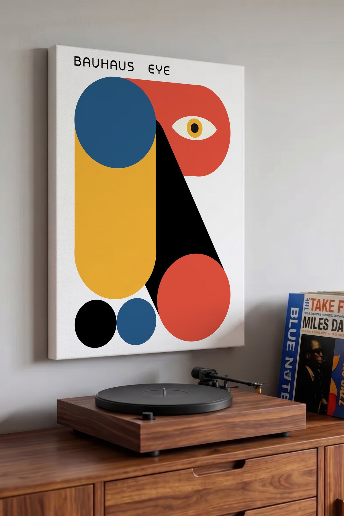 Bauhaus Eye Kanvas Tablo