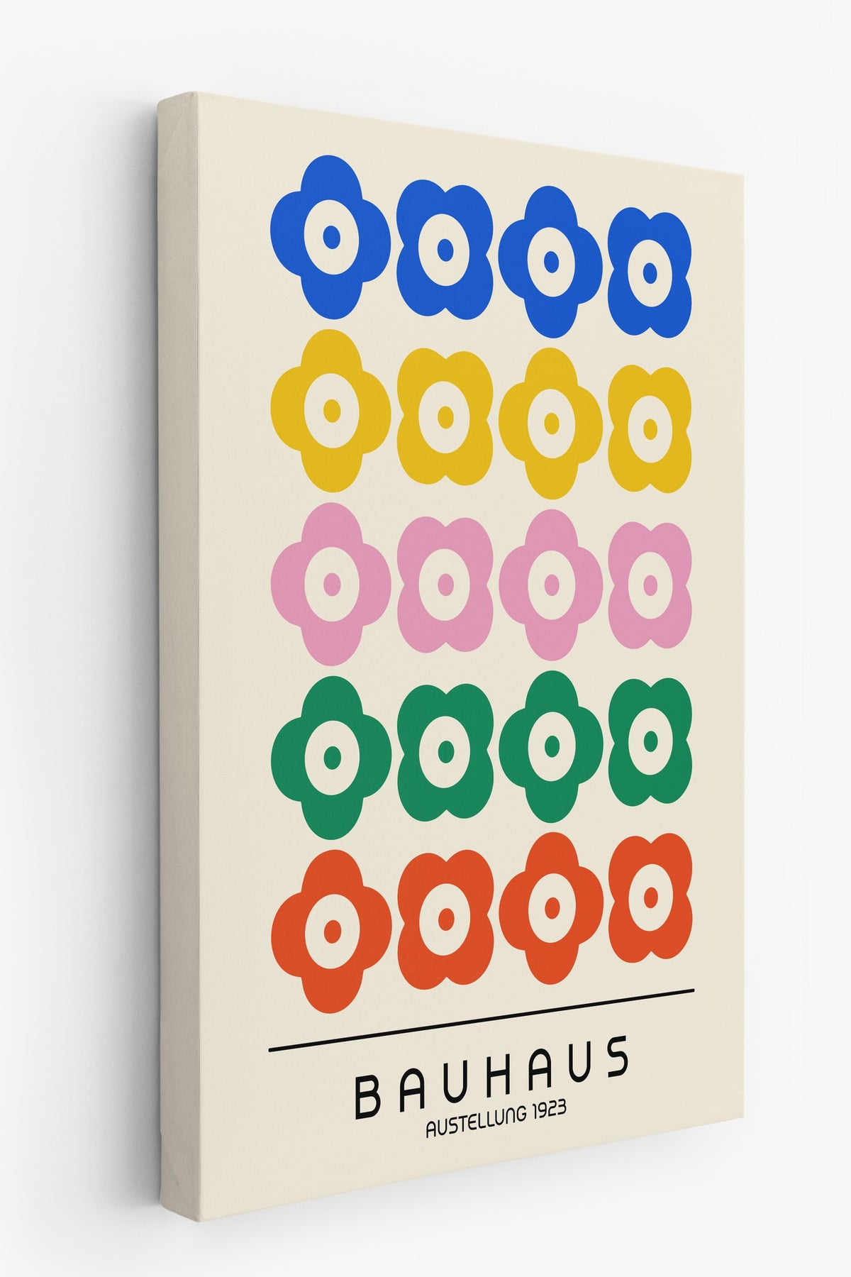 Renkli Duvar Bauhaus Kanvas Tablo — NO:105476