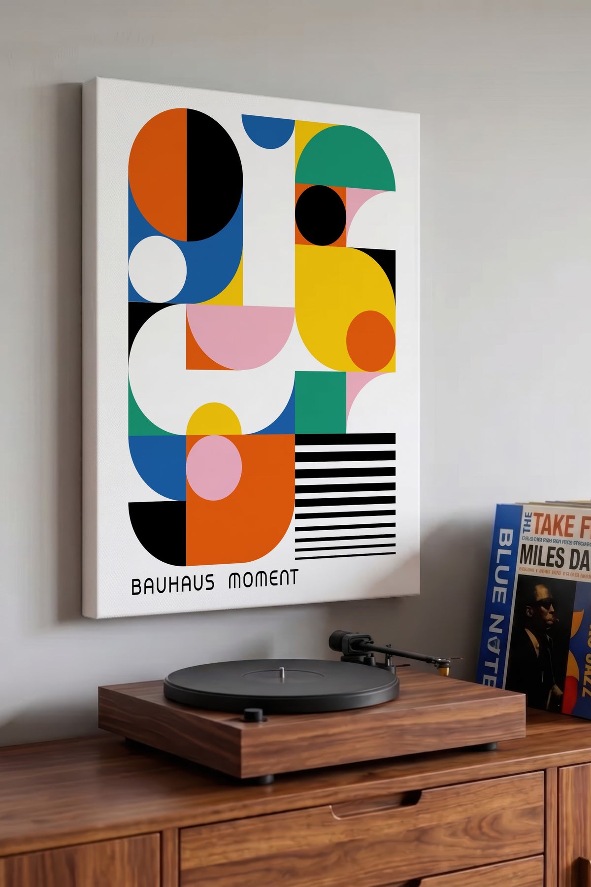 Bauhaus Moment Kanvas Tablo