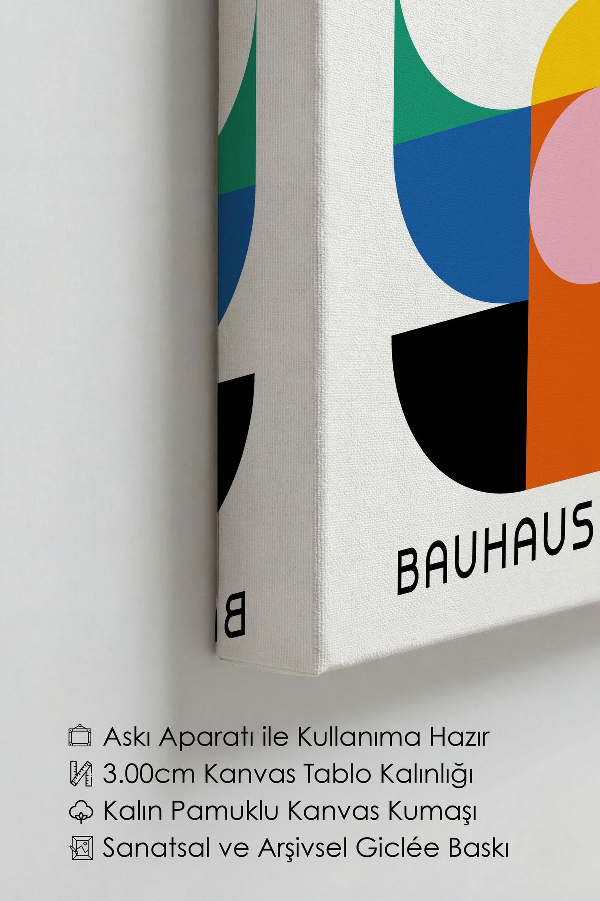 Bauhaus Moment Kanvas Tablo