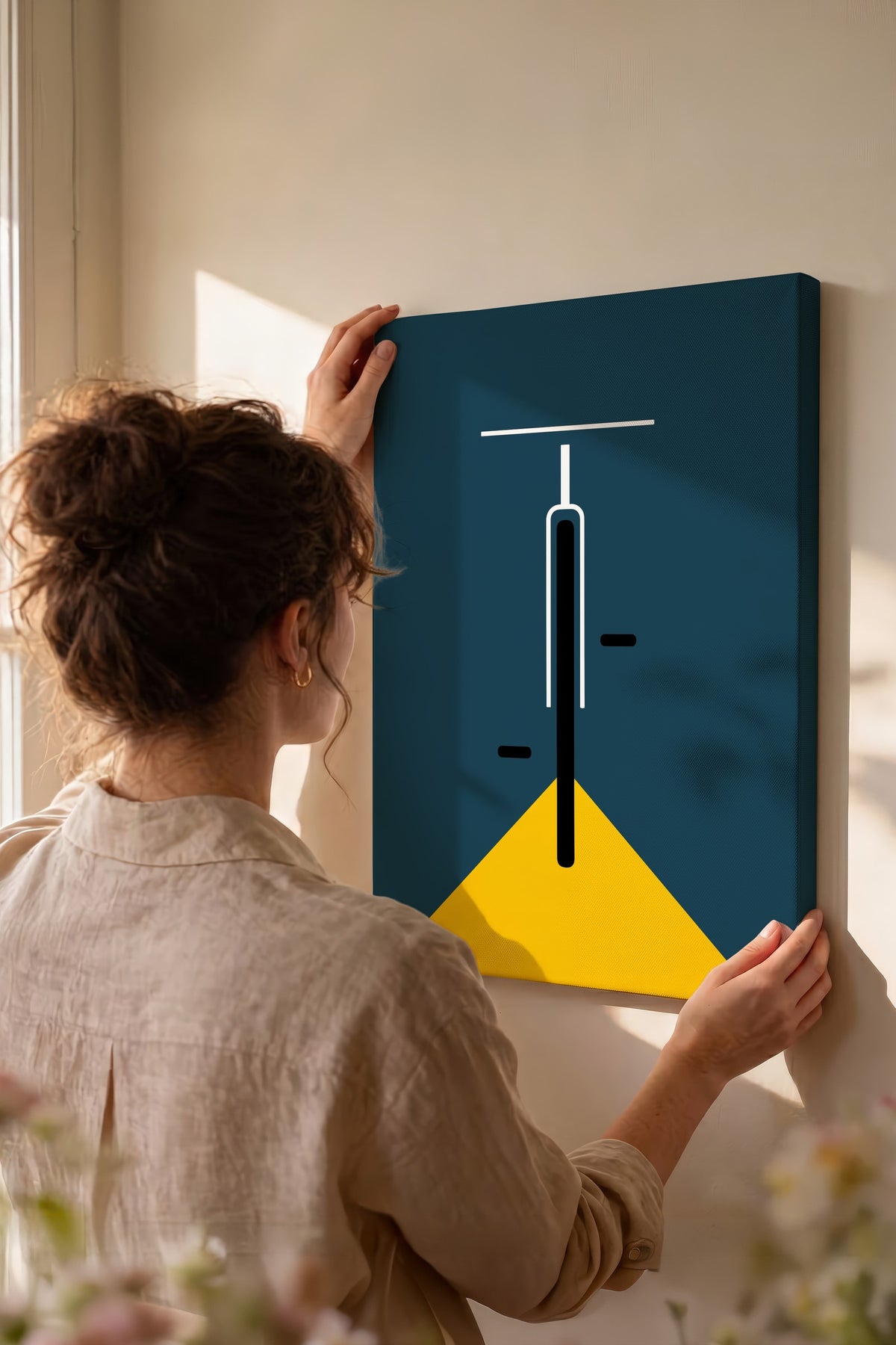 Renkli Duvar Bauhaus Kanvas Tablo — NO:105499
