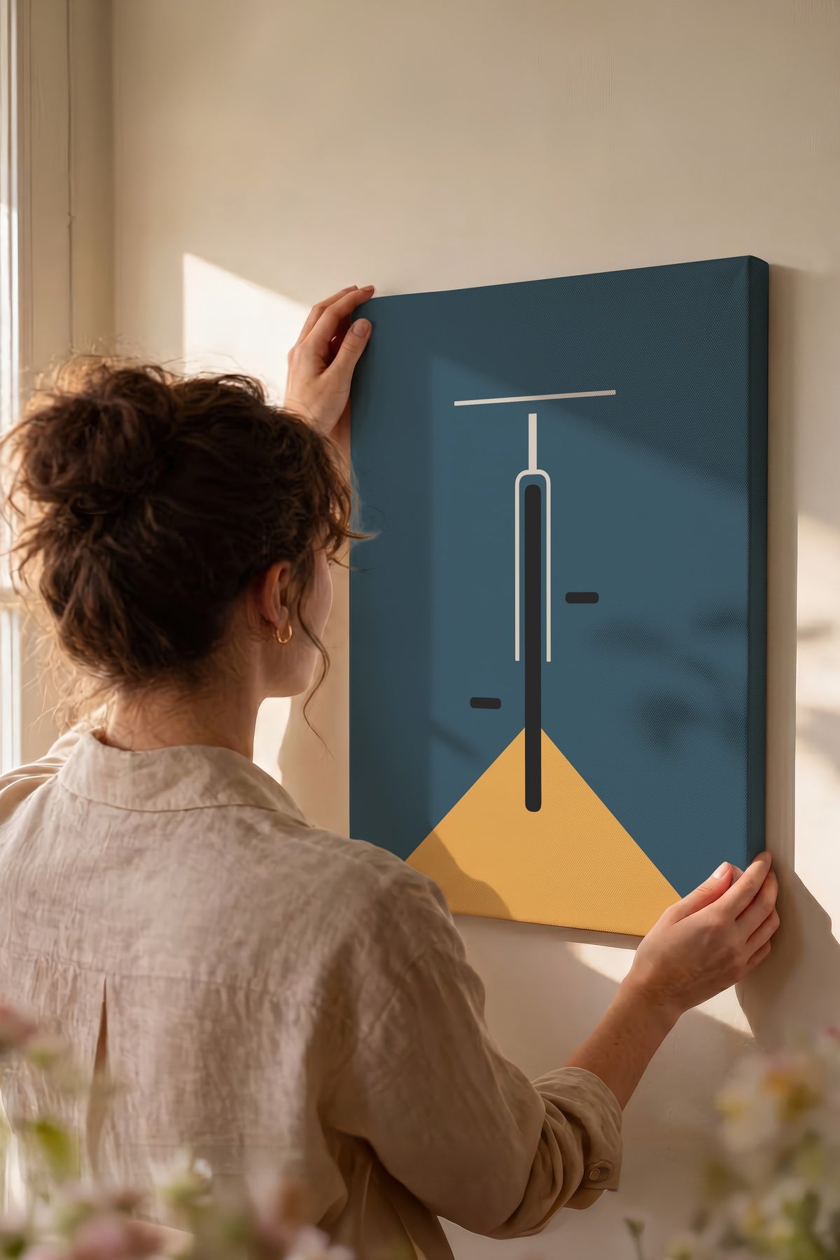 Renkli Duvar Bauhaus Kanvas Tablo — NO:105505