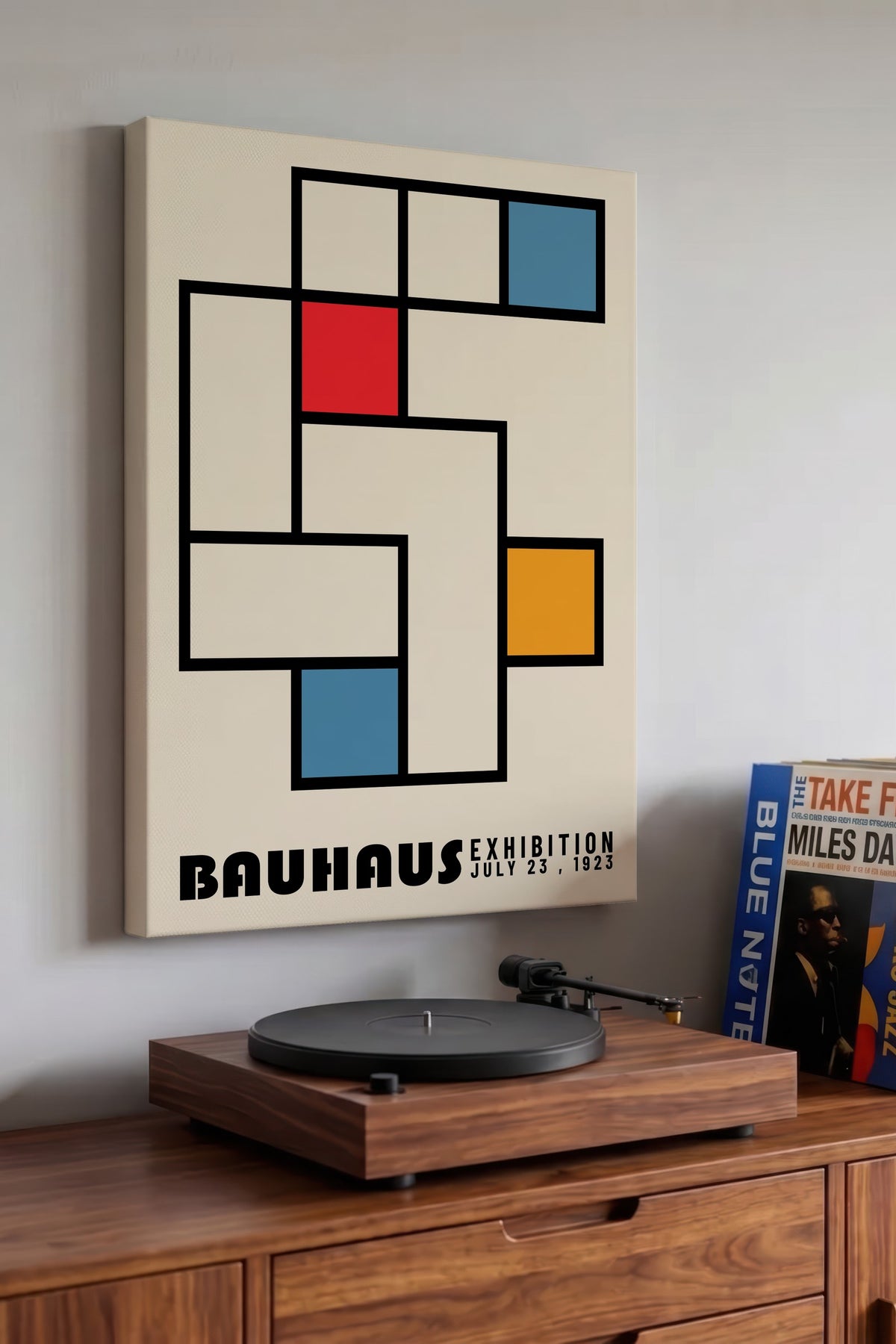 Bauhaus Exhibition July 23, 1923 Kanvas Tablo