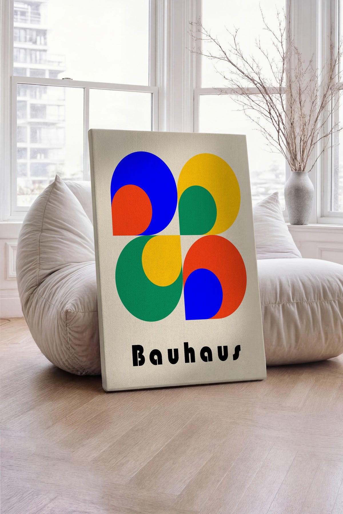 Farklı Tonlarda Bauhaus Kanvas Tablo — NO:105519