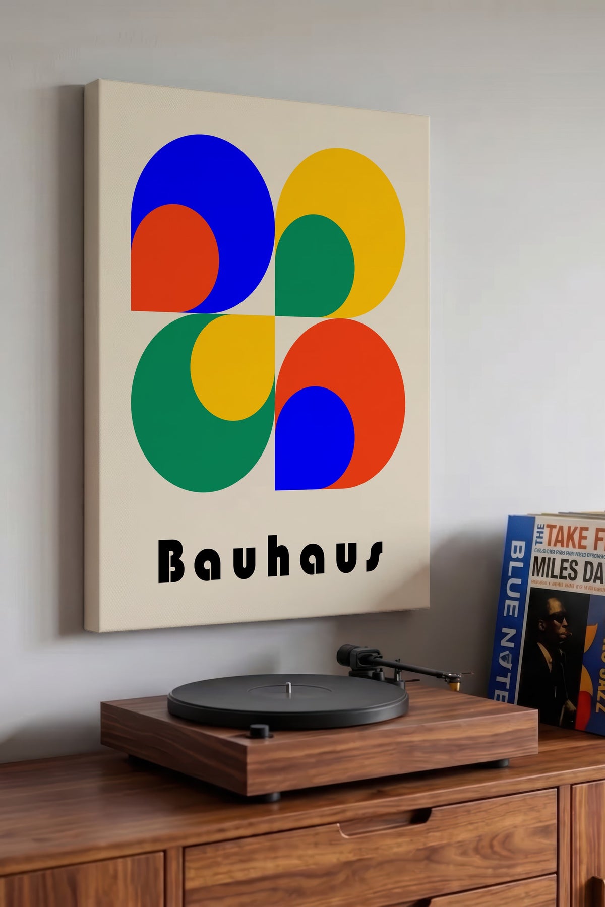 Farklı Tonlarda Bauhaus Kanvas Tablo — NO:105519