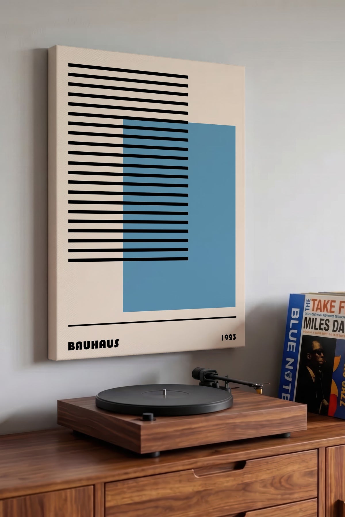Farklı Tonlarda BAUHAUS Kanvas Tablo — NO:105524