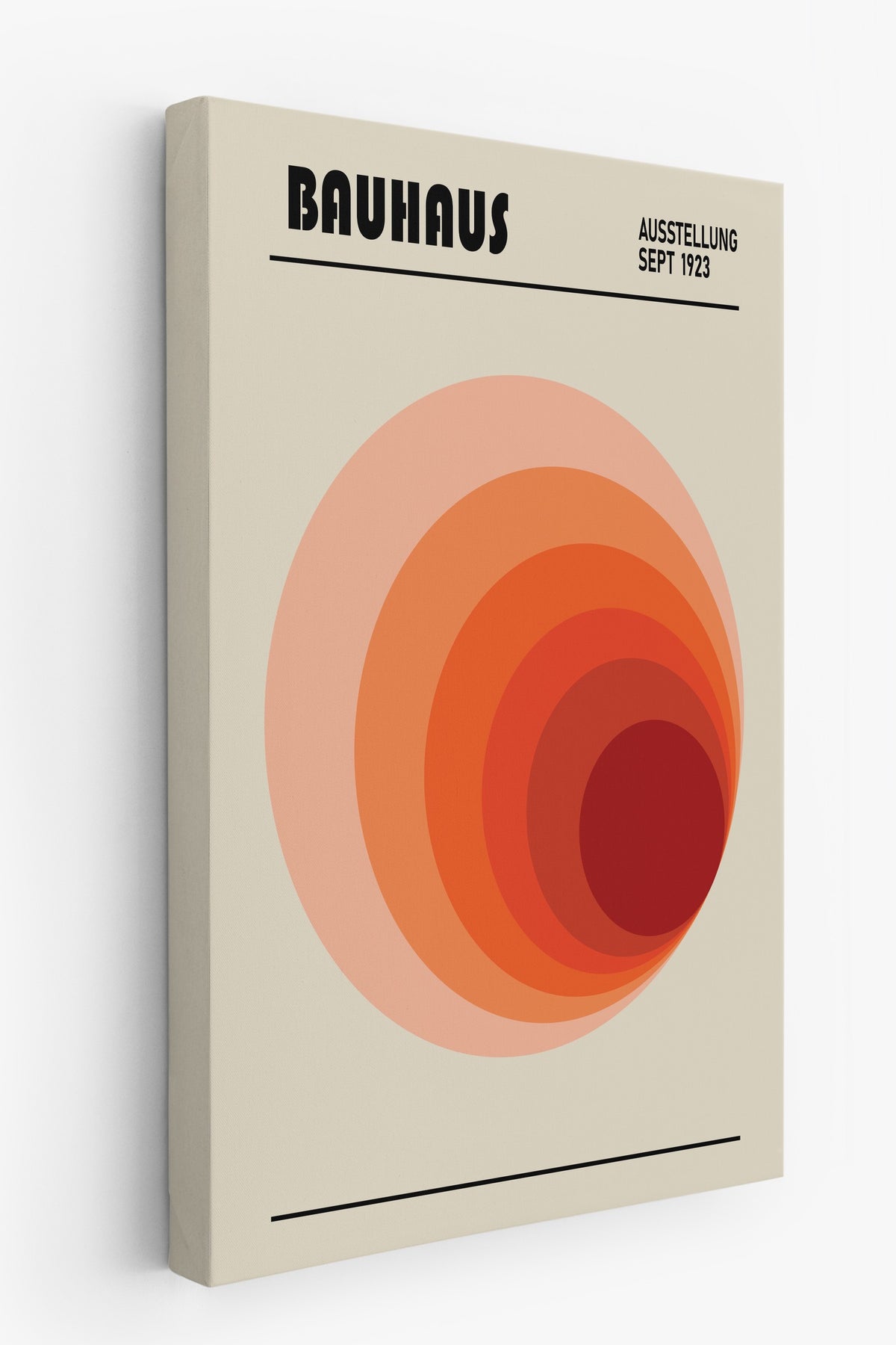 Renkli Duvar Bauhaus Kanvas Tablo — NO:105526