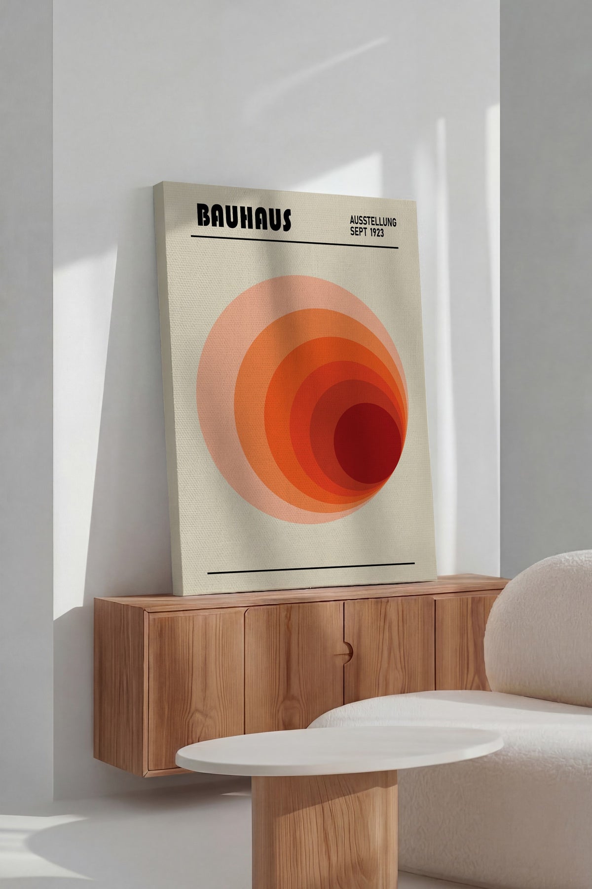 Renkli Duvar Bauhaus Kanvas Tablo — NO:105526