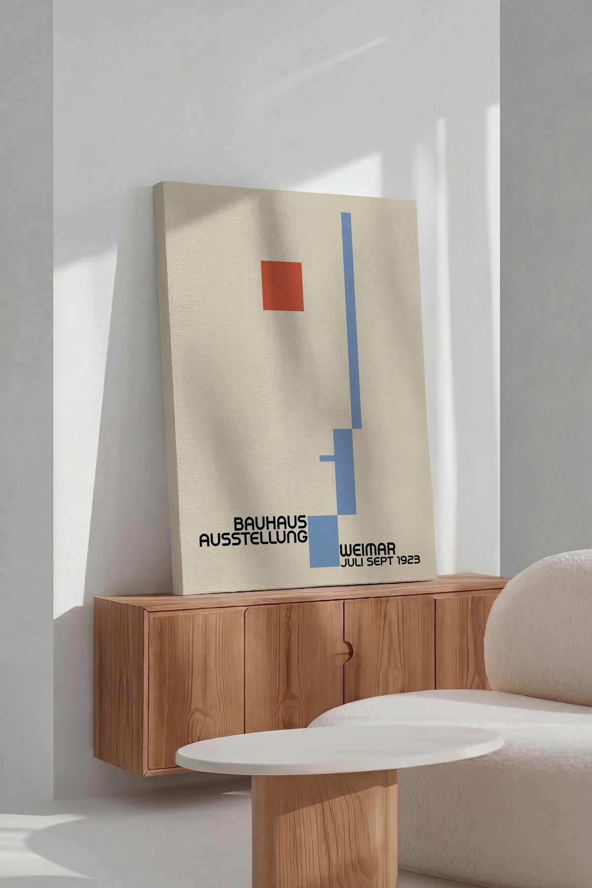 BAUHAUS AUSSTELLUNG WEIMAR JULI SEPT 1923 Kanvas Tablo