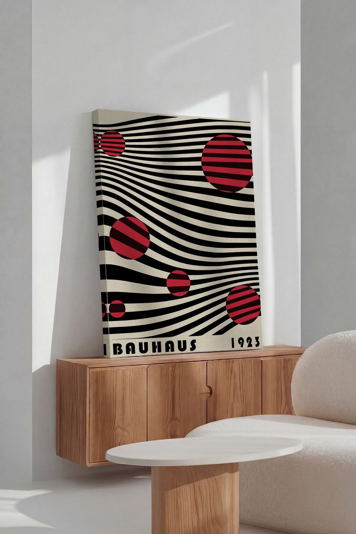 Renkli Duvar Bauhaus Kanvas Tablo — NO:105536