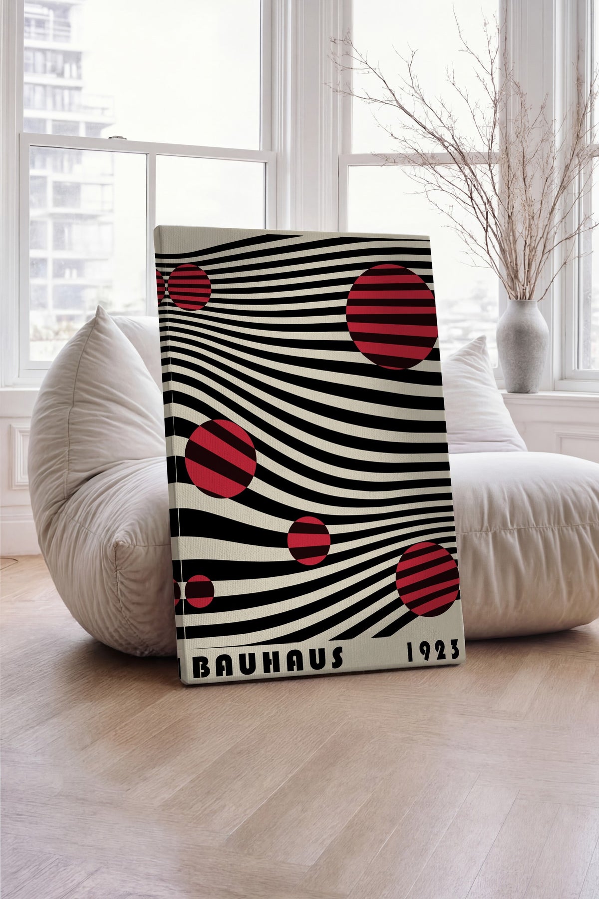 Renkli Duvar Bauhaus Kanvas Tablo — NO:105536