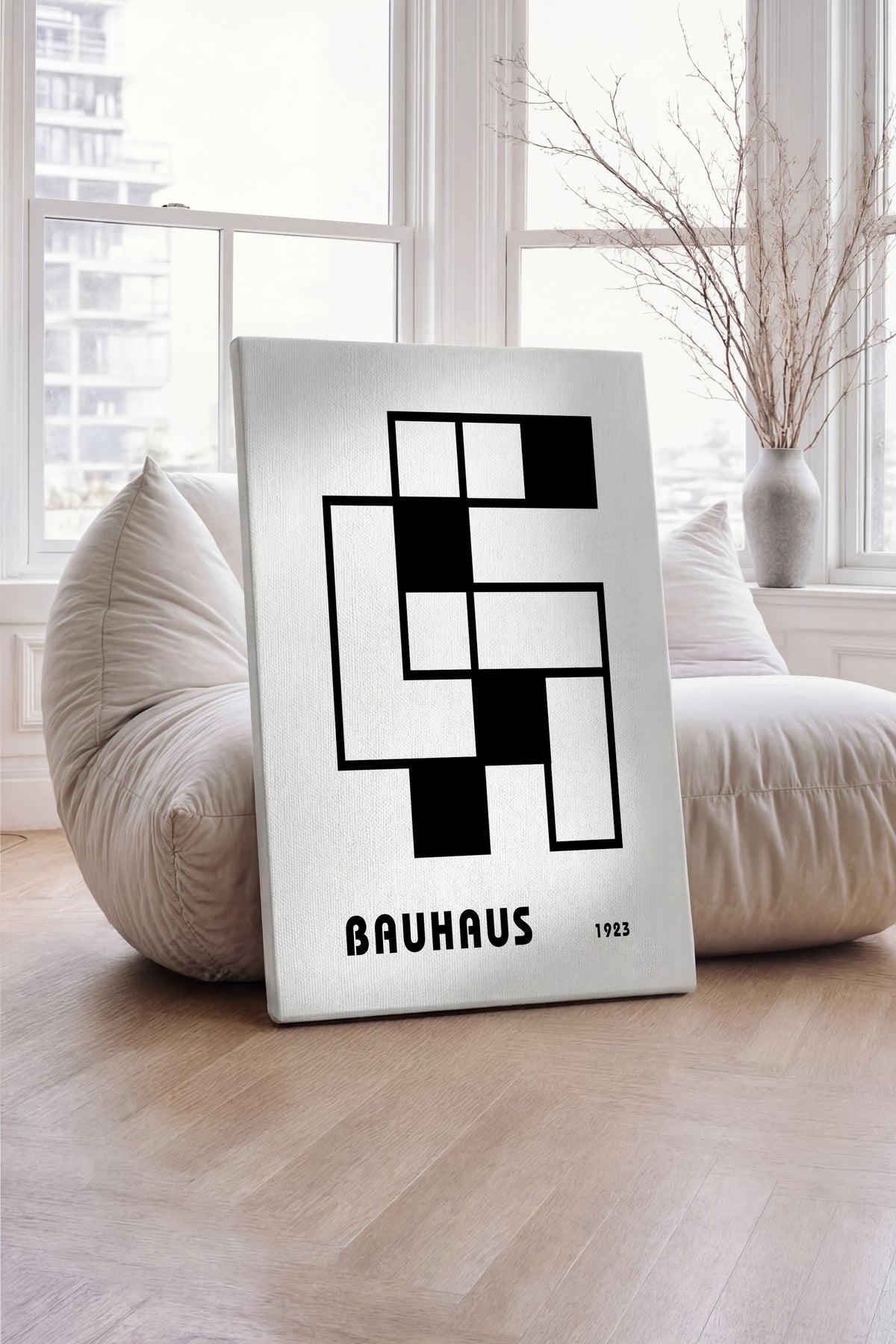 Farklı Tonlarda Bauhaus 1923 Kanvas Tablo
