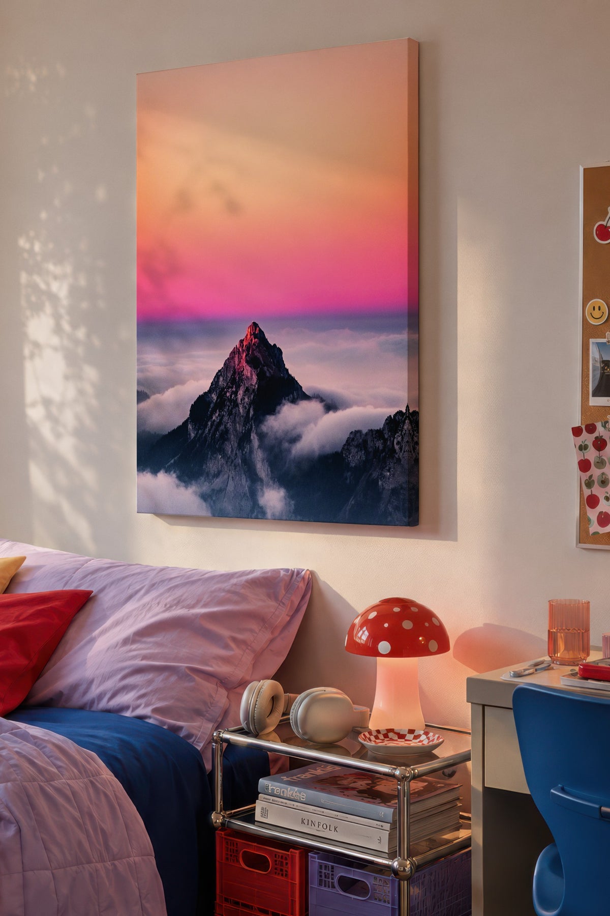 Dağ Manzarası Doğa Fotoğraf Kanvas Tablo
