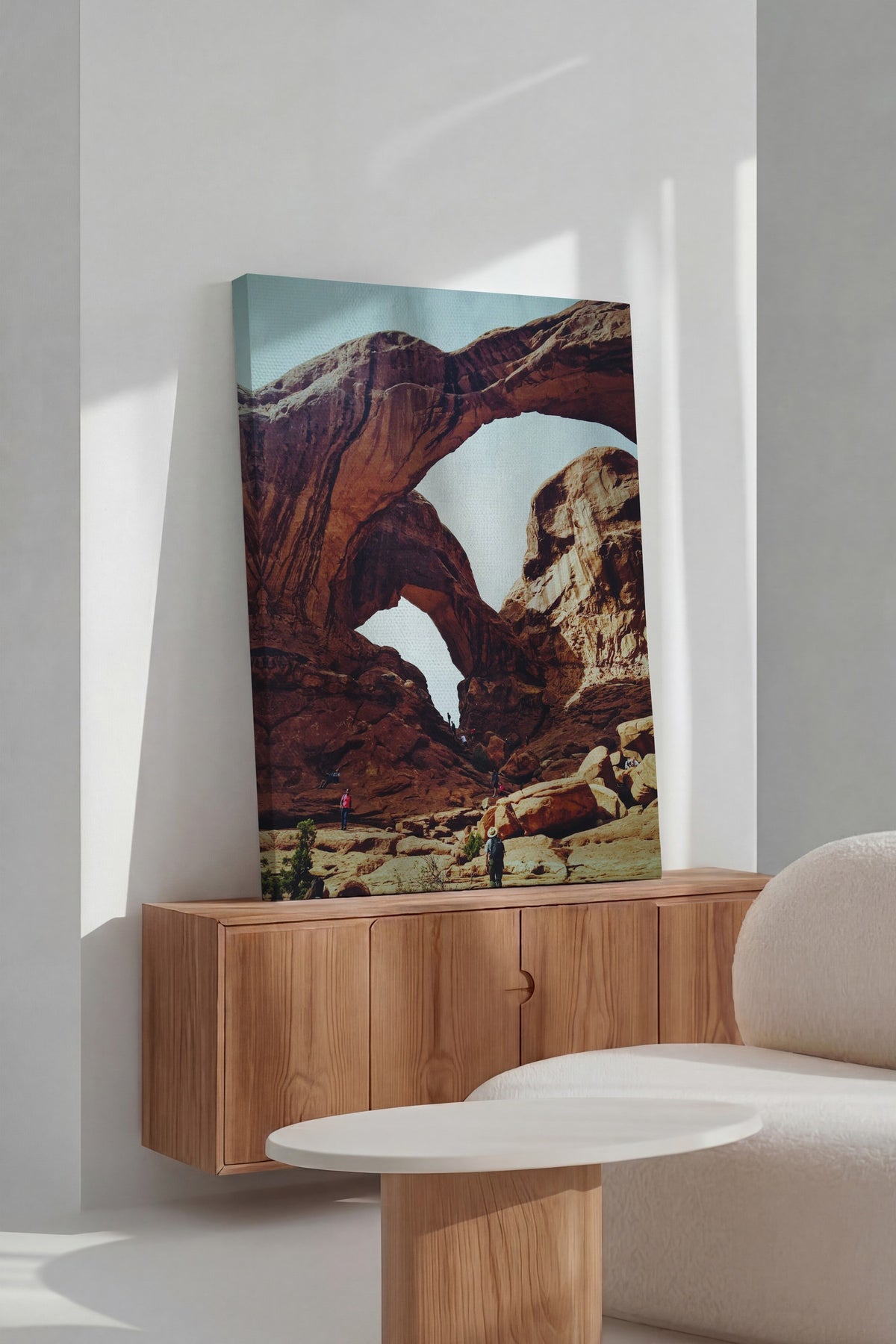 Doğal Kaya Formasyonu Fotoğraf Kanvas Tablo