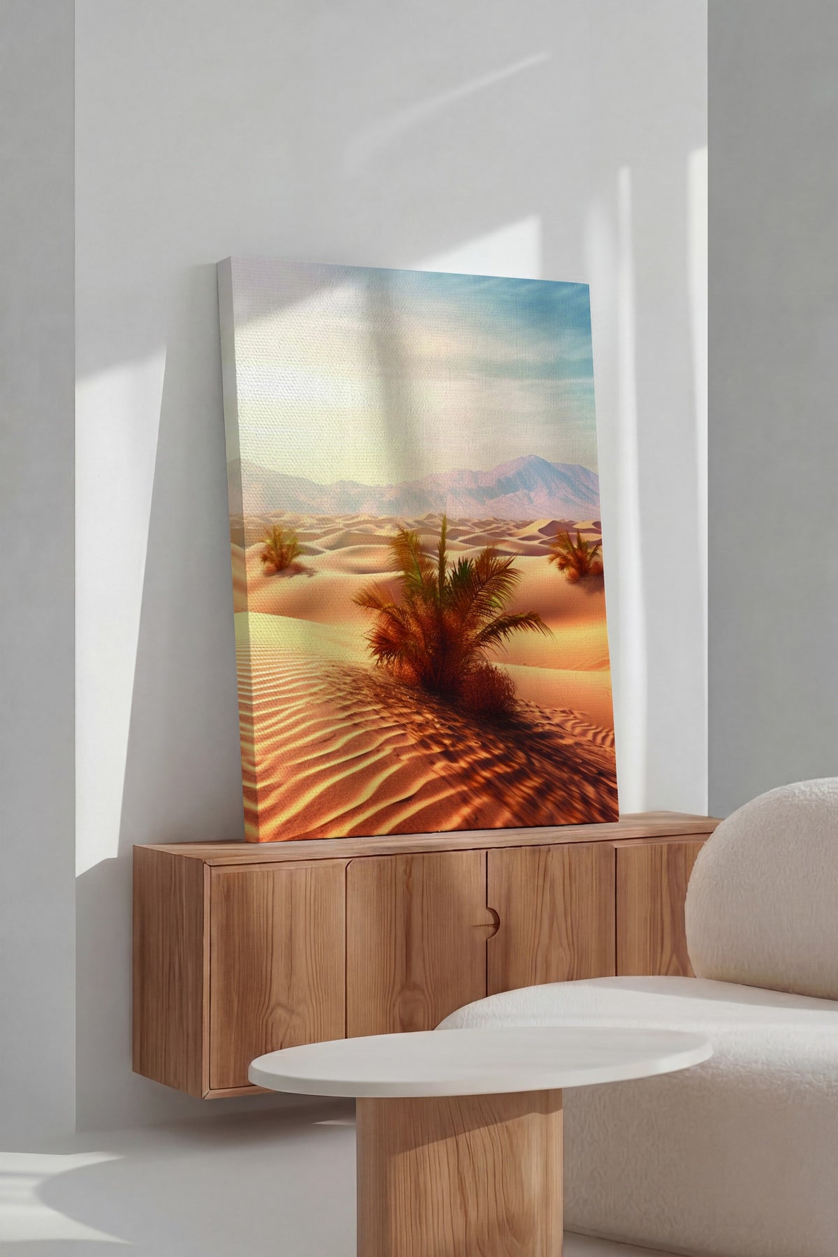 Farklı Tonlarda Çöl Manzarası Fotoğraf Kanvas Tablo — NO:105655