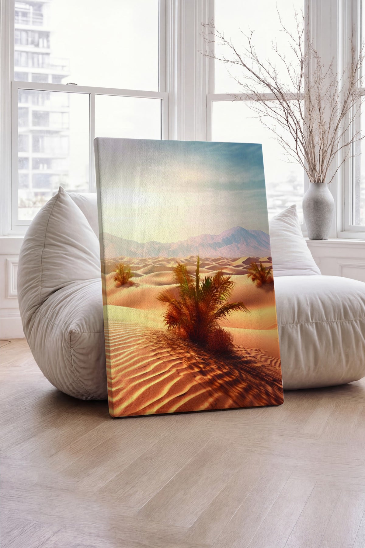 Farklı Tonlarda Çöl Manzarası Fotoğraf Kanvas Tablo — NO:105655