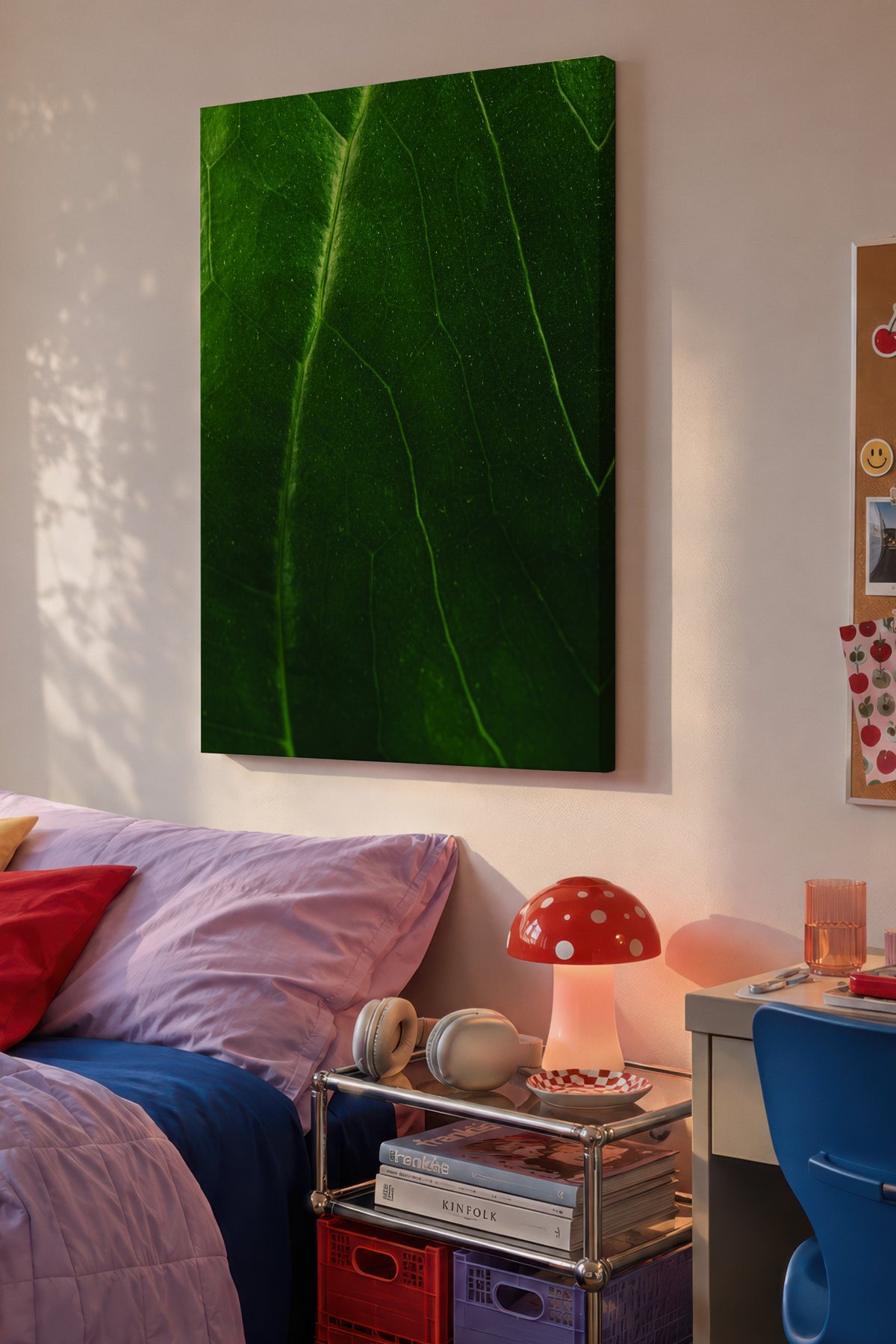 Yaprak Detayı Fotoğraf Kanvas Tablo