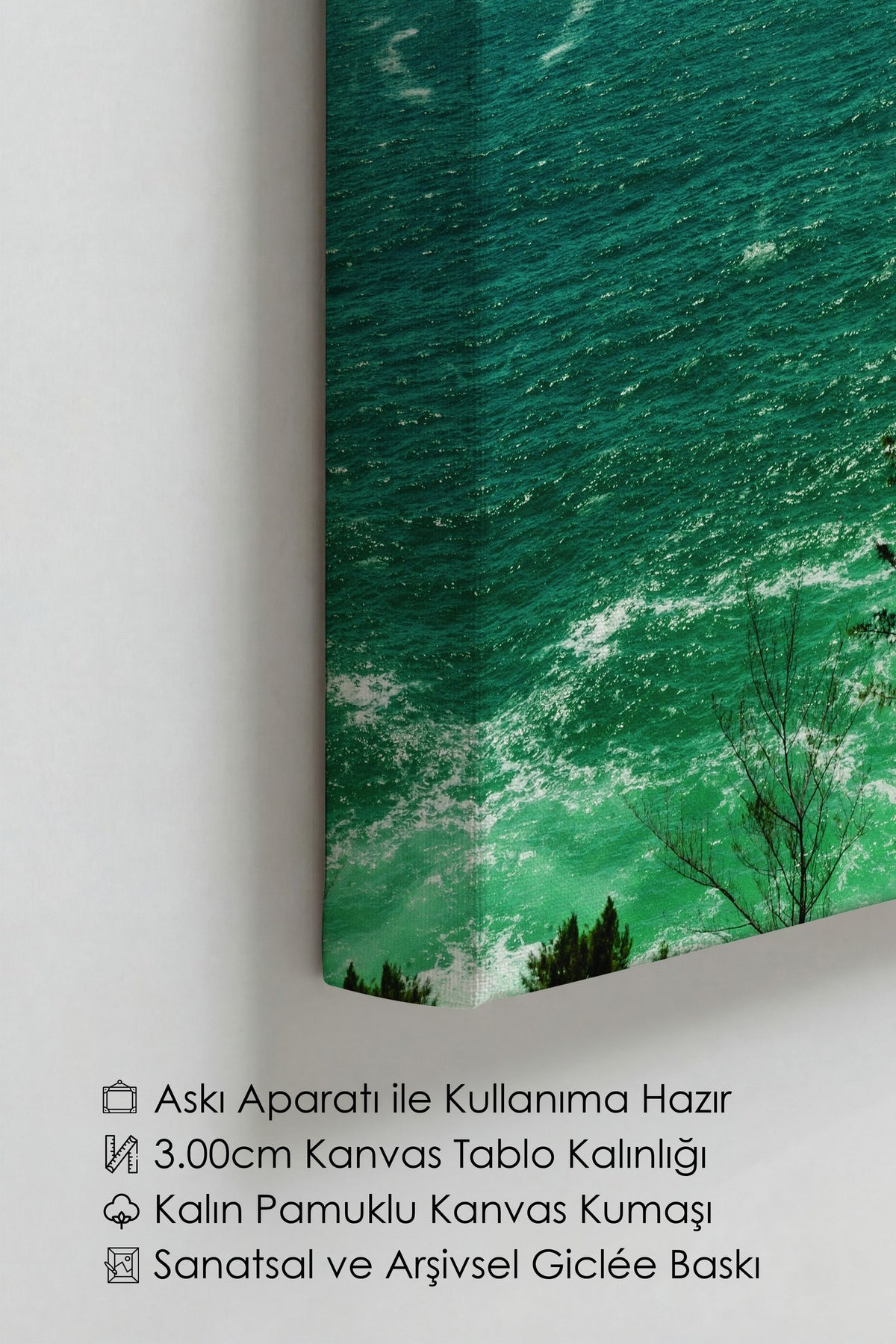 Ada Manzarası Fotoğraf Kanvas Tablo