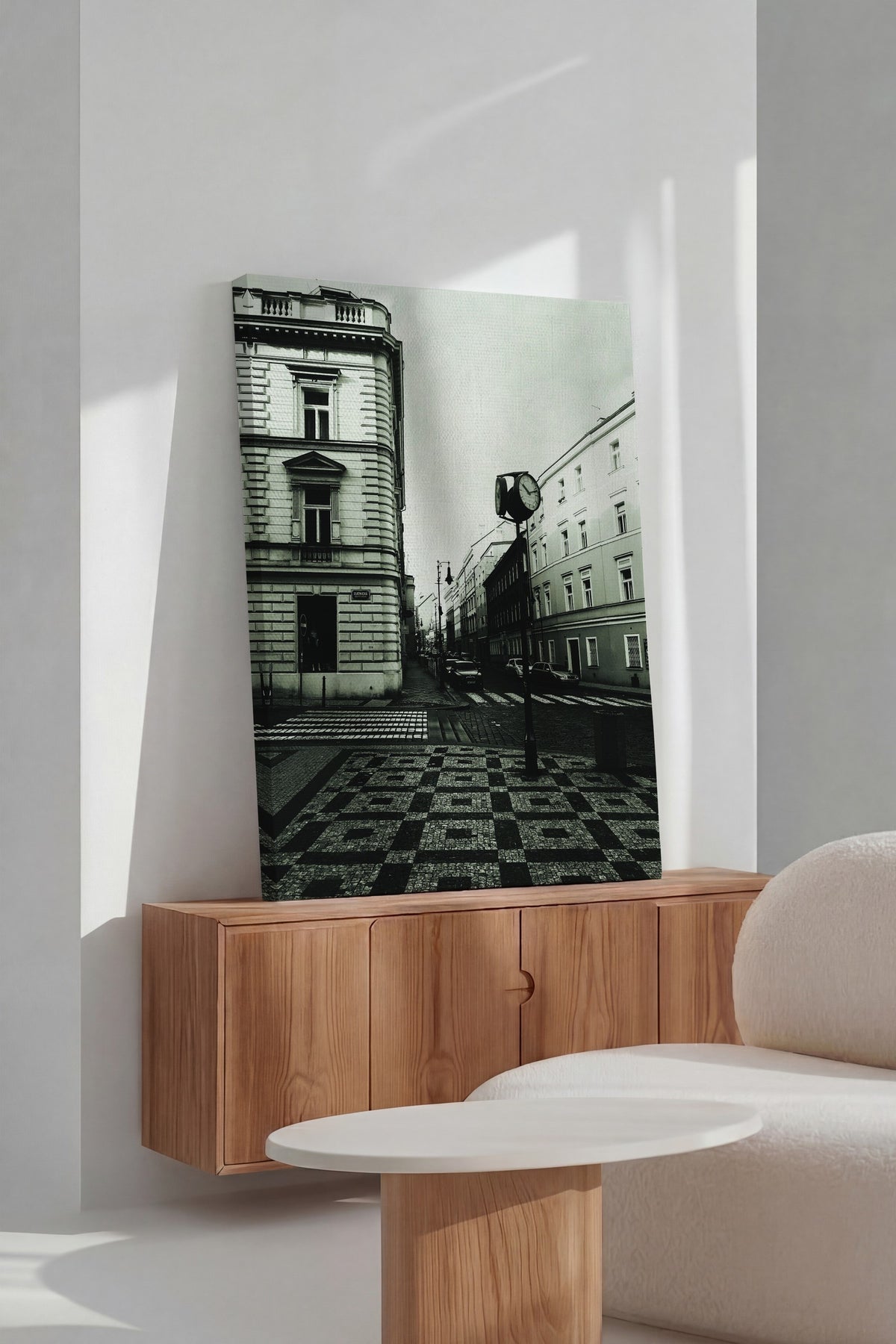Kent Sokak Manzarası Fotoğraf Kanvas Tablo