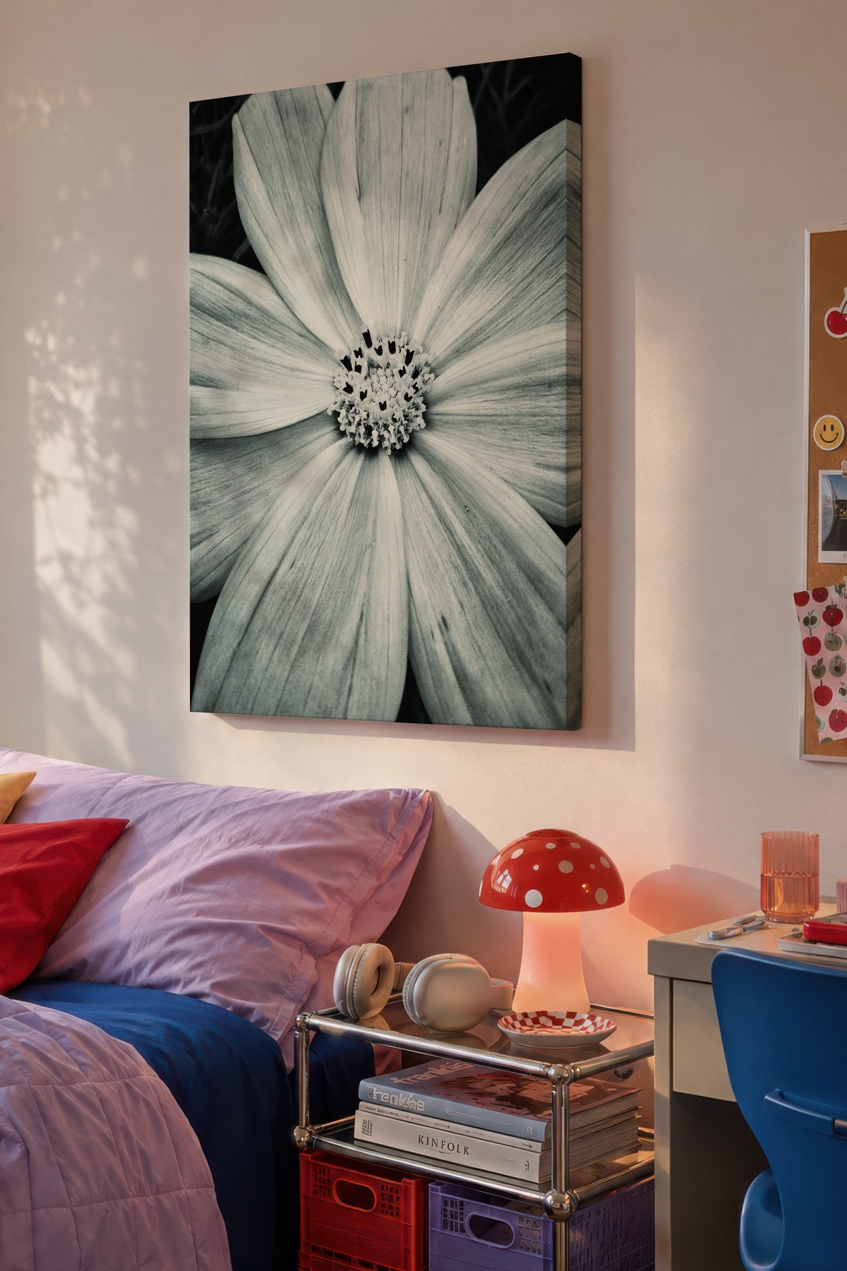 Çiçek Detayı Fotoğraf Kanvas Tablo