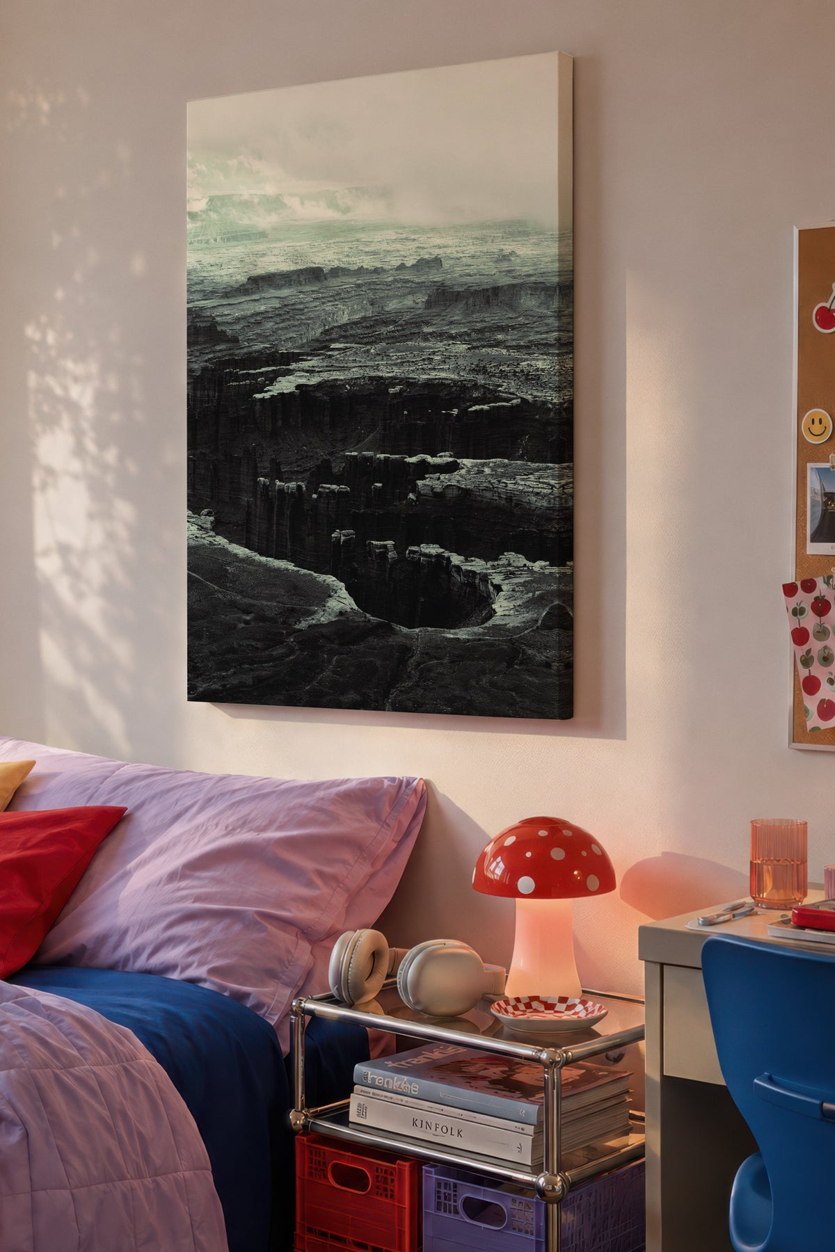 Farklı Tonlarda Kanyon Manzarası Fotoğraf Kanvas Tablo