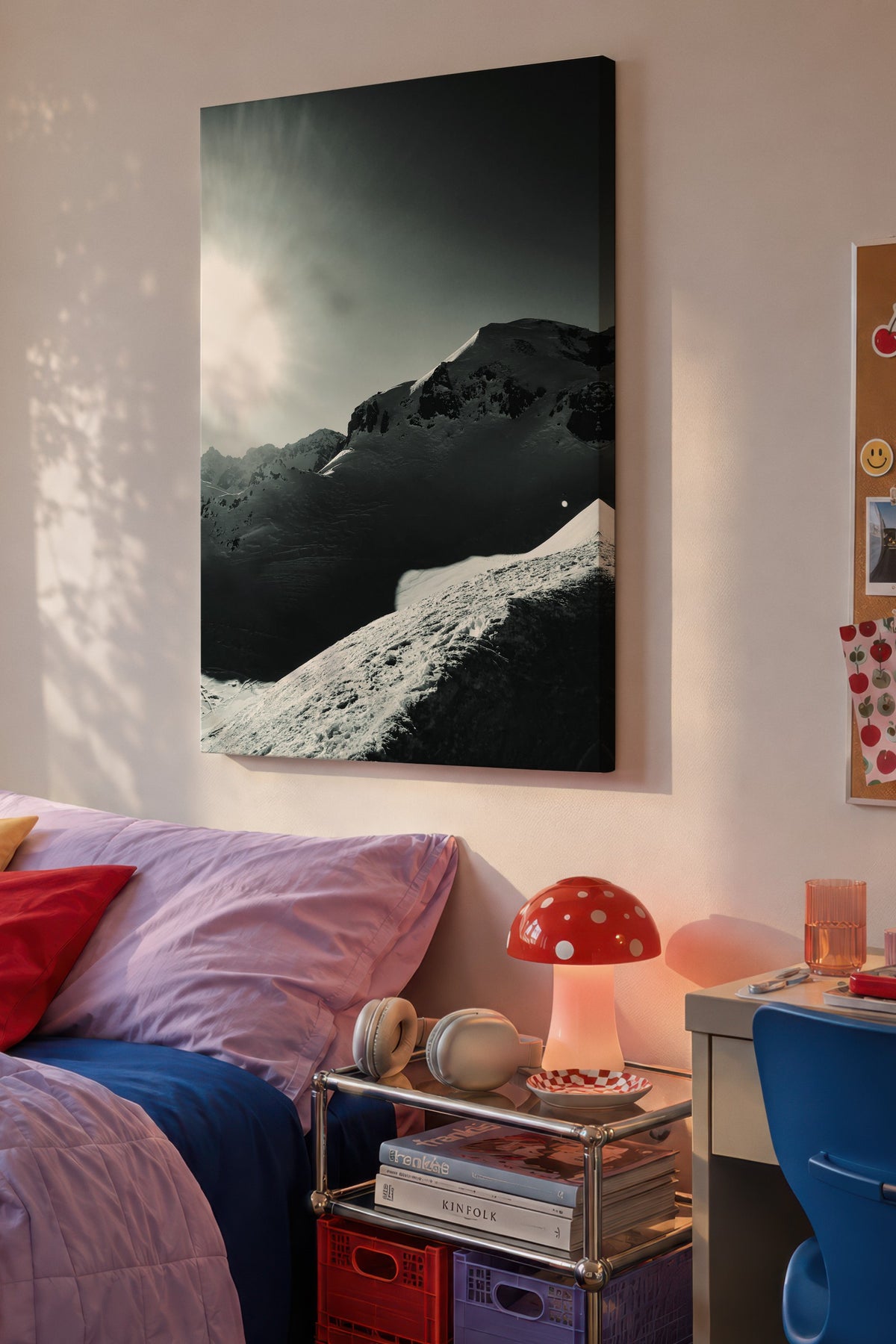 Farklı Tonlarda Dağ Manzarası Fotoğraf Kanvas Tablo — NO:105914