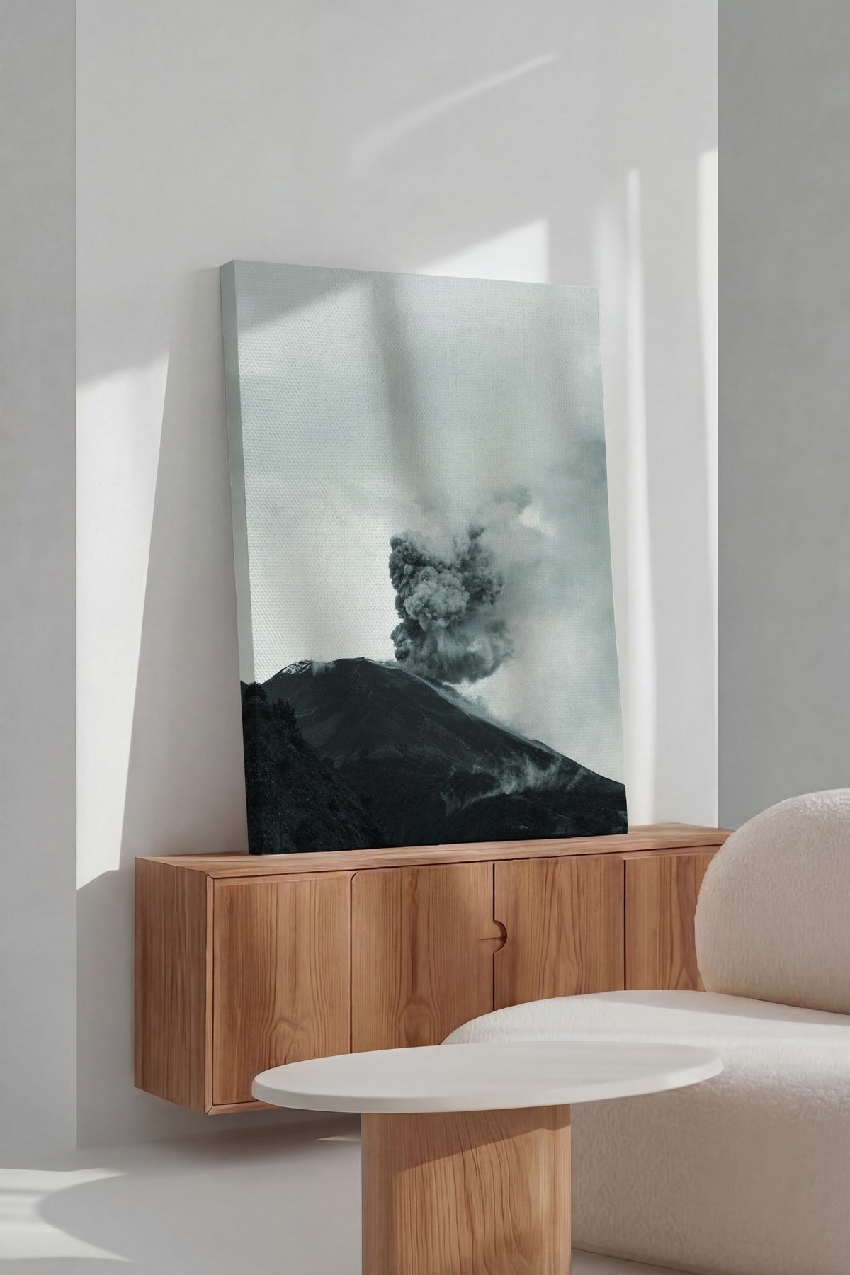 Yanardağ Patlaması Fotoğraf Kanvas Tablo