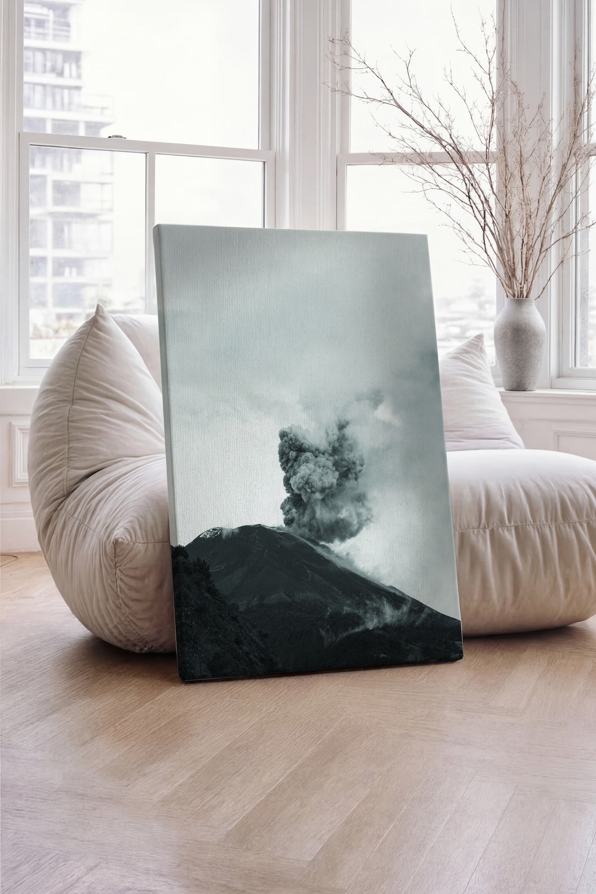 Yanardağ Patlaması Fotoğraf Kanvas Tablo