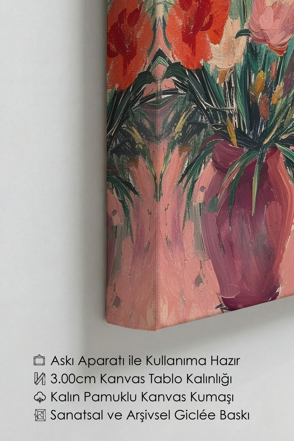 Akdeniz Manzaralı Pencere Maximalist Kanvas Tablo
