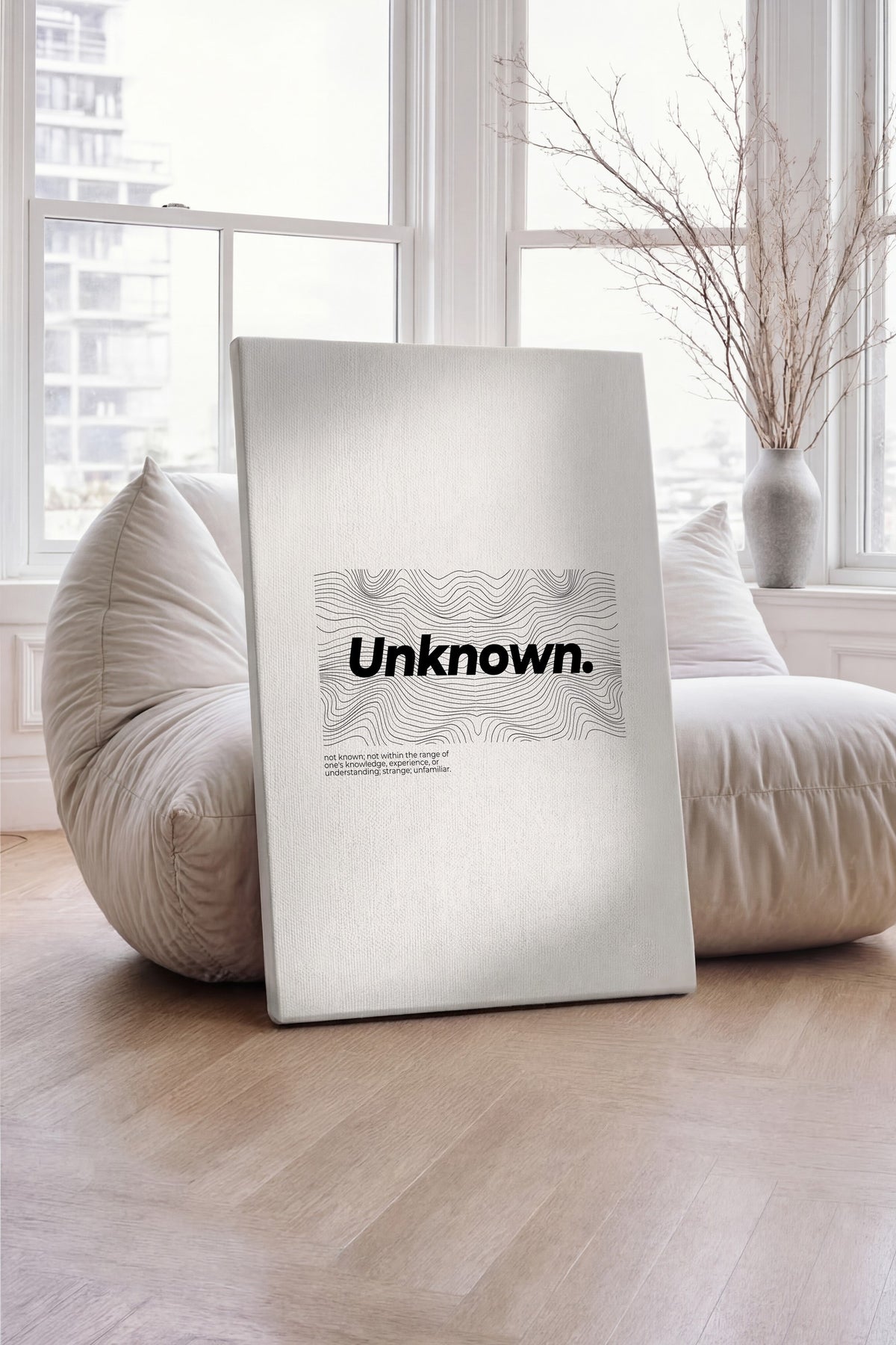Unknown. Maximalist Kanvas Tablo