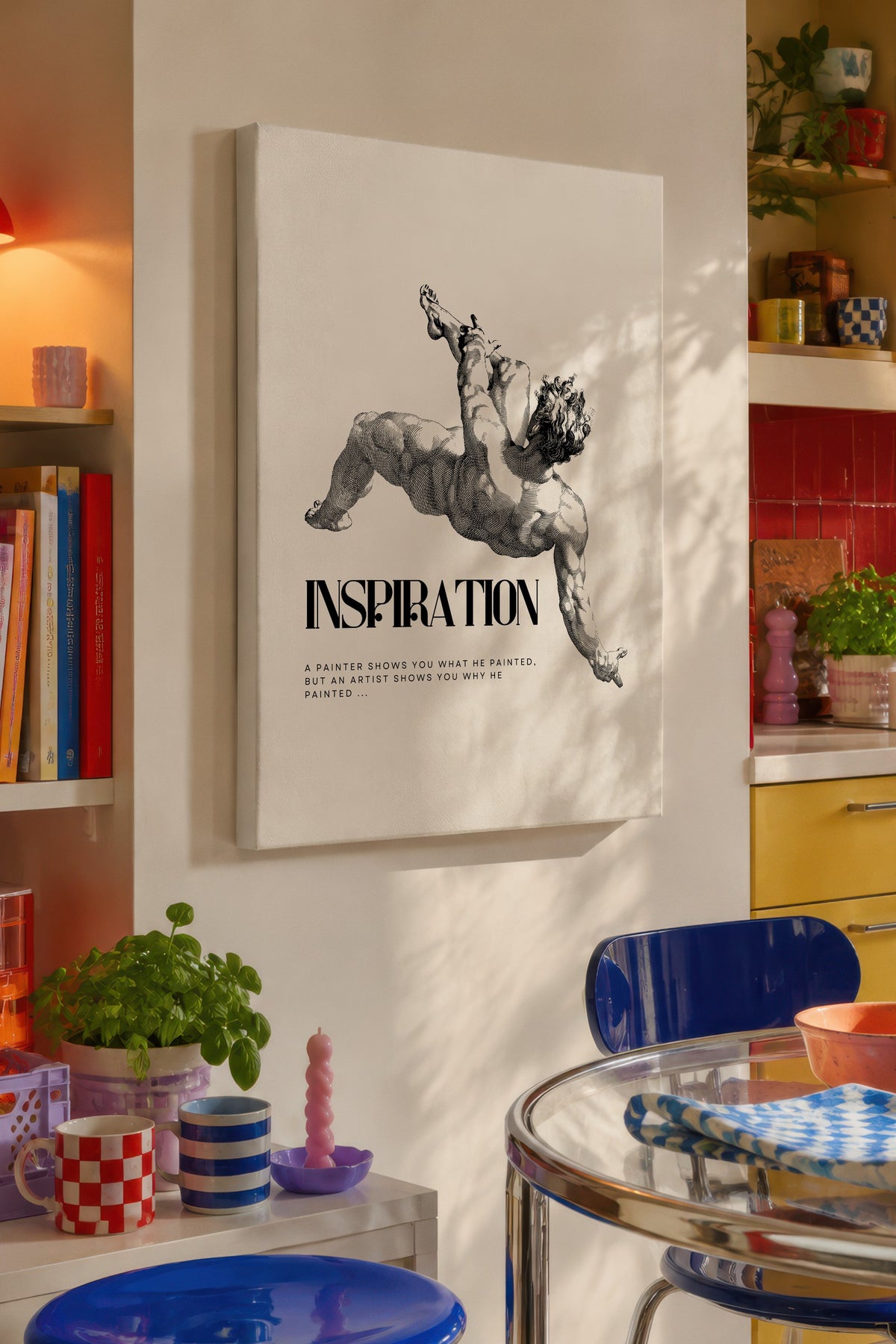 INSPIRATION Maximalist Kanvas Tablo