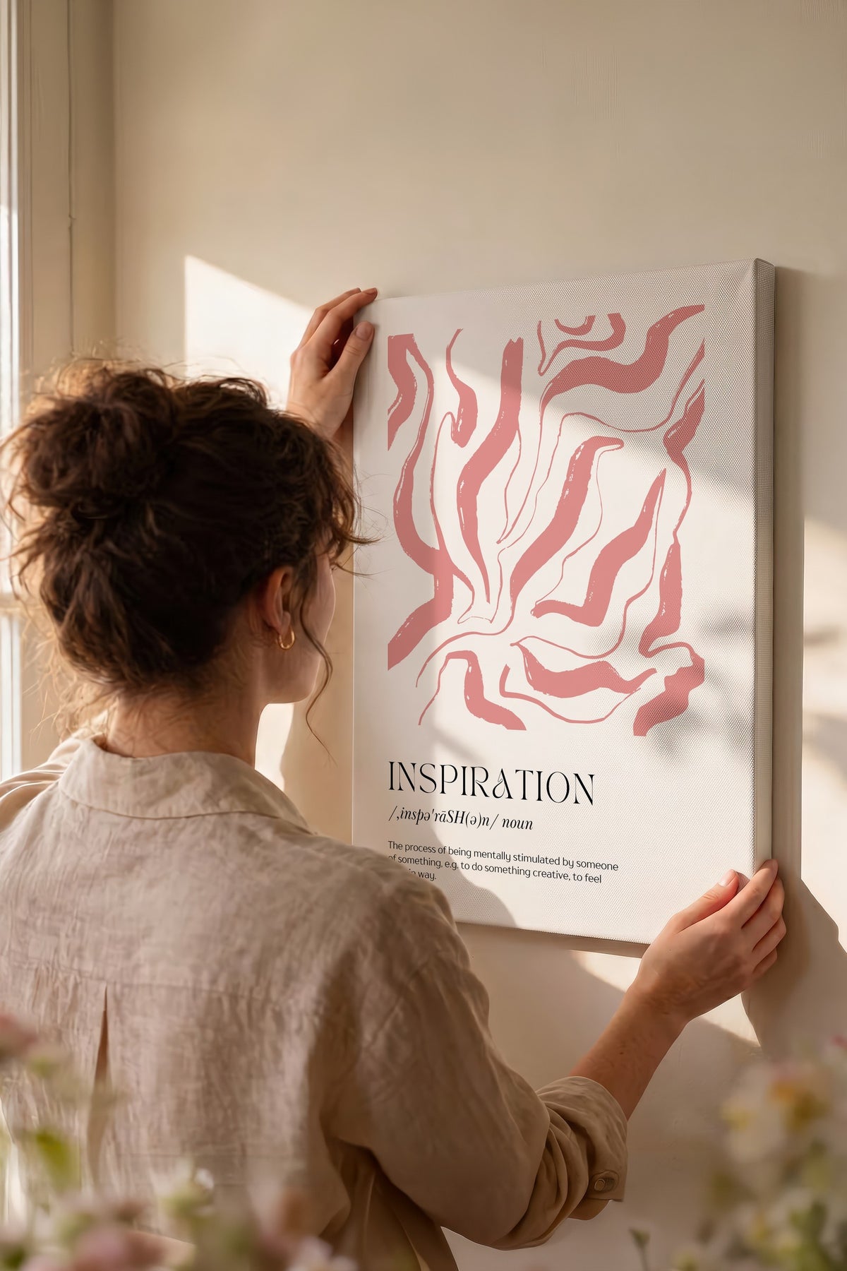 Farklı Tonlarda INSPIRATION Maximalist Kanvas Tablo